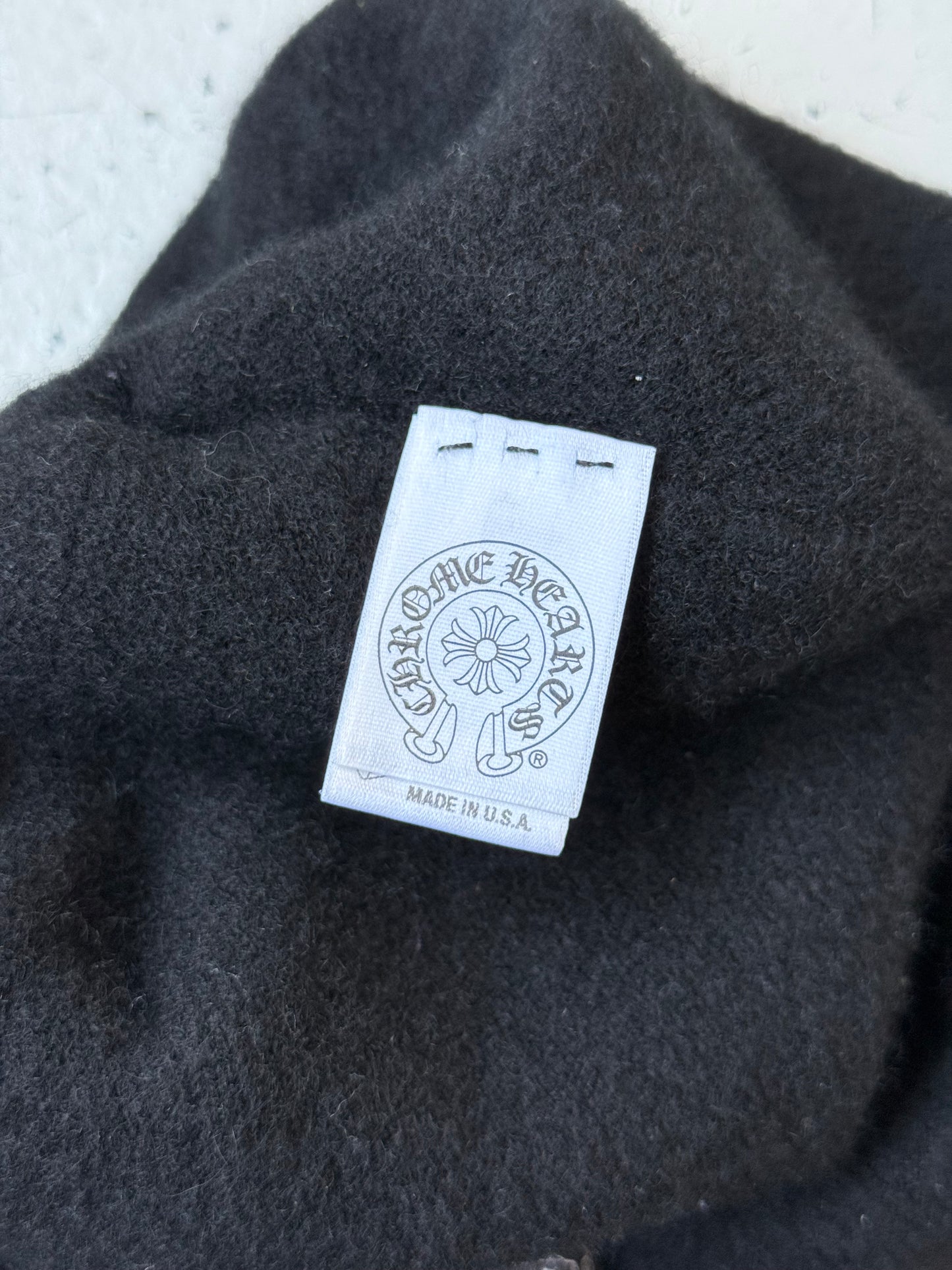 Chrome Hearts Cashmere Leather Star Beanie (OS)