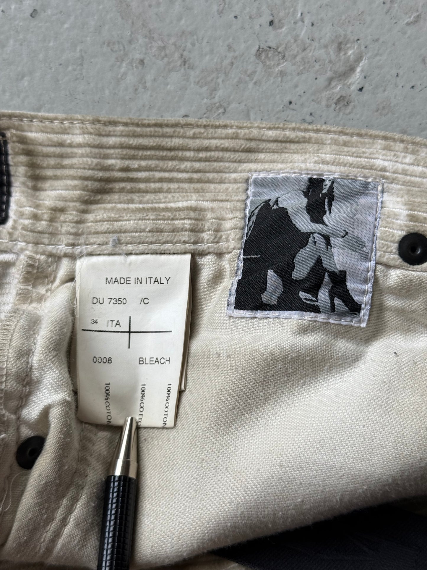 Rick Owens DRKSHDW SS09 Bleach Courdoroy Detroit Cut (34)