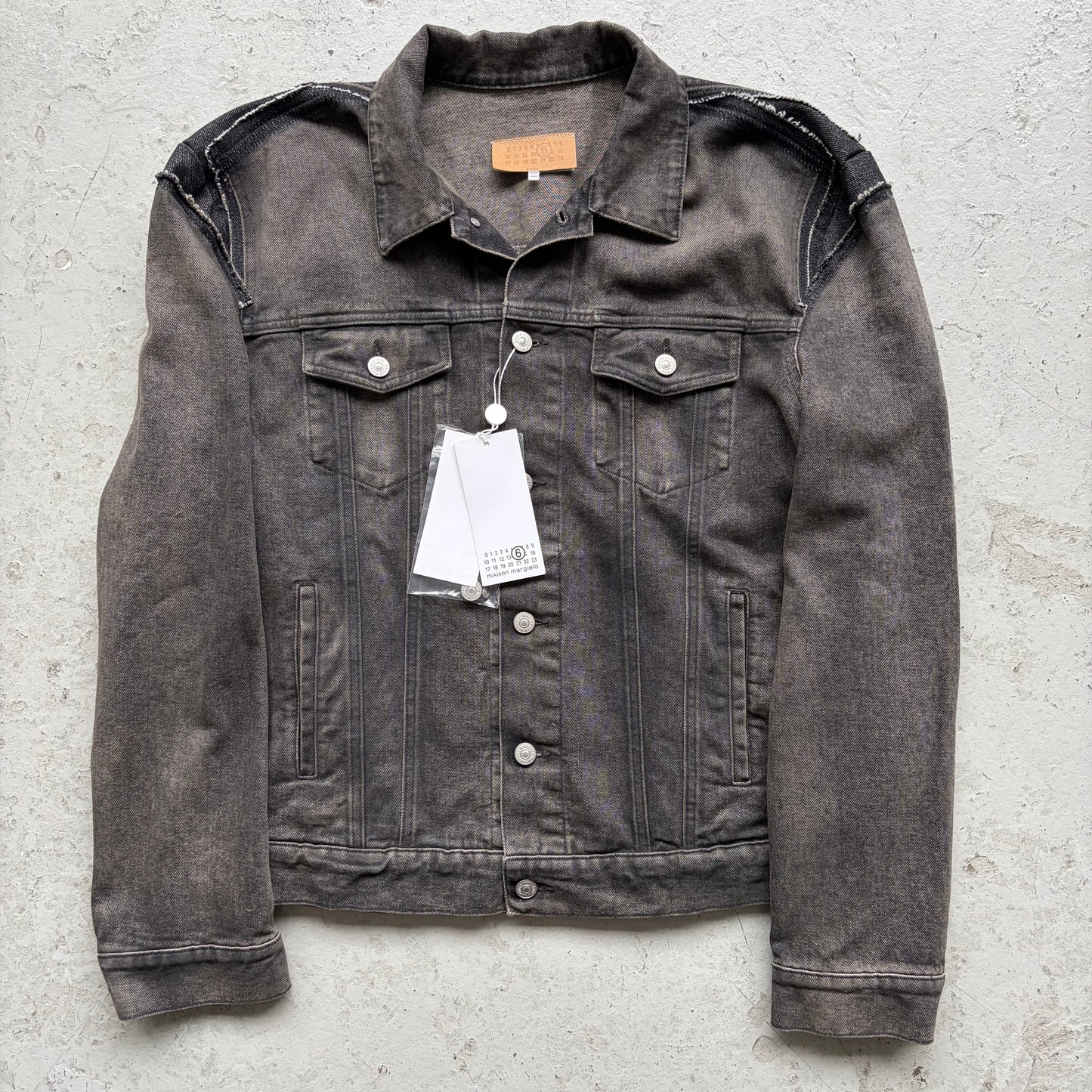Maison Margiela MM6 Grey Denim Jacket (48)