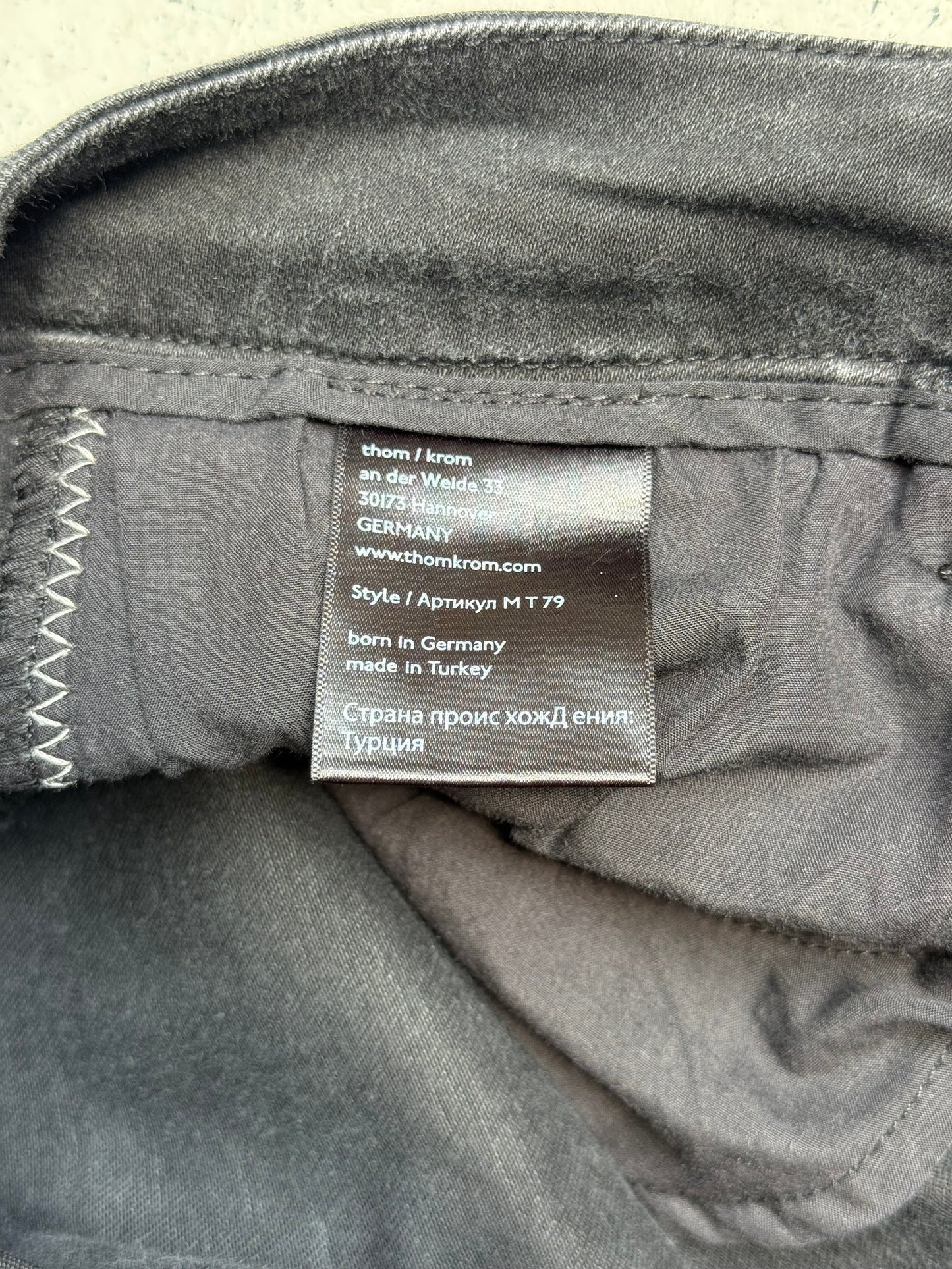 Thom Krom Scar Stitch Pants (M)