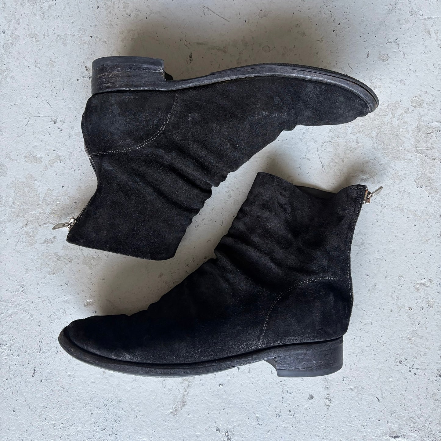 Guidi Backzip Black Suede Boots (12)