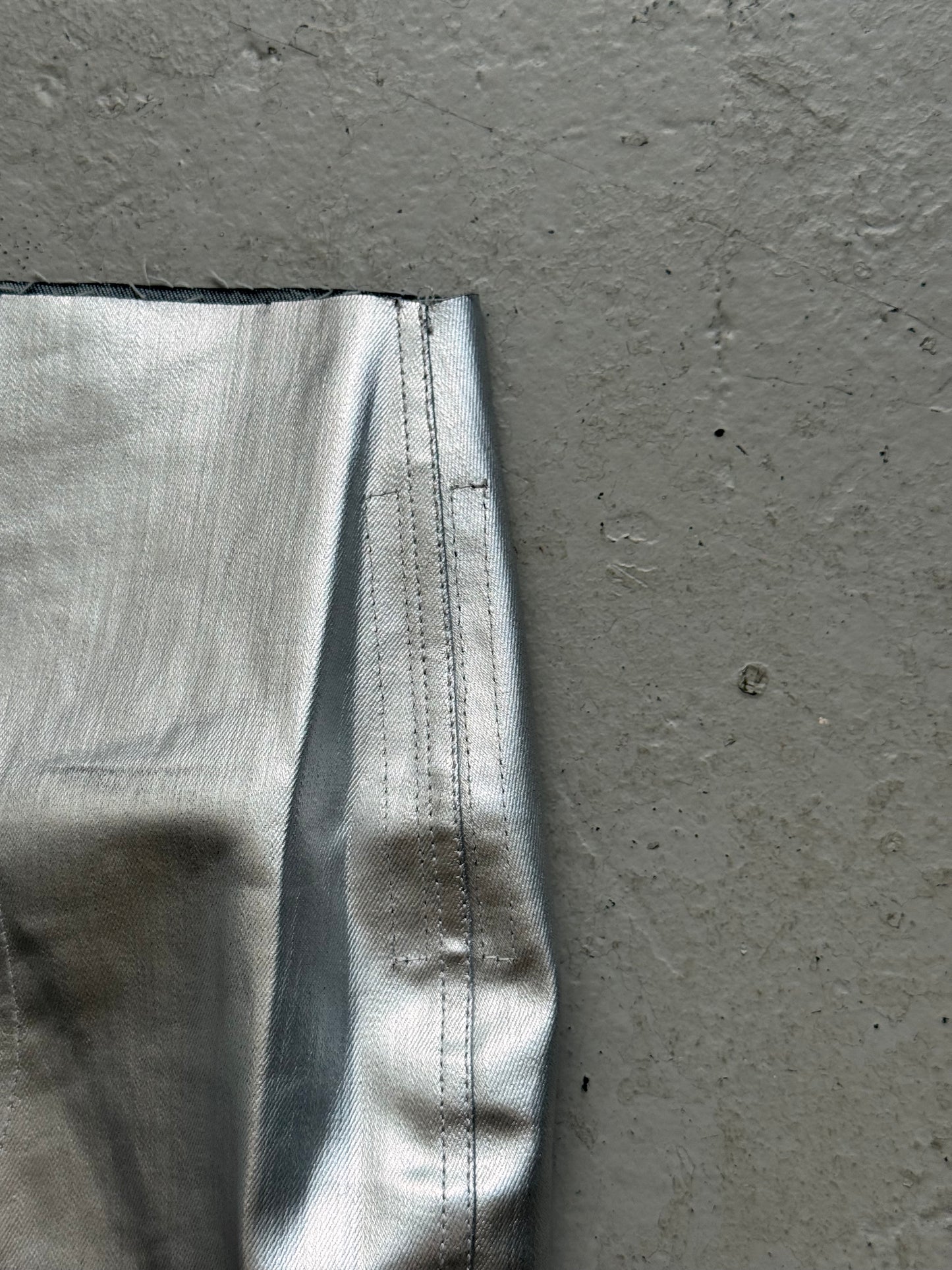 Rick Owens SAMPLE FW22 Strobe Aluminum Bustier Top (38)