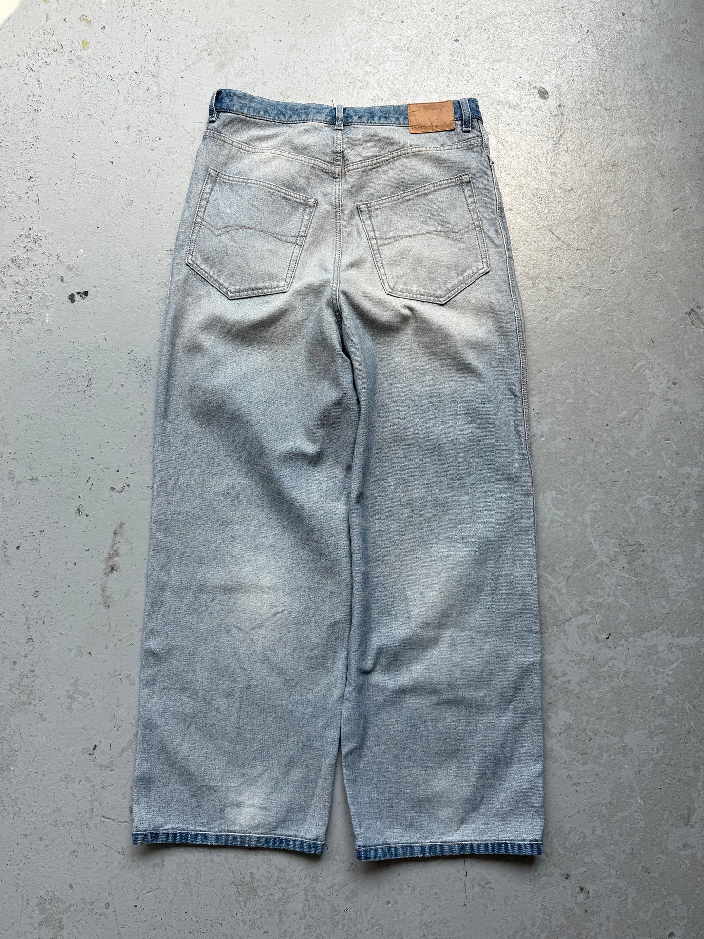 Balenciaga Inside Out Wide Leg Denim (S)