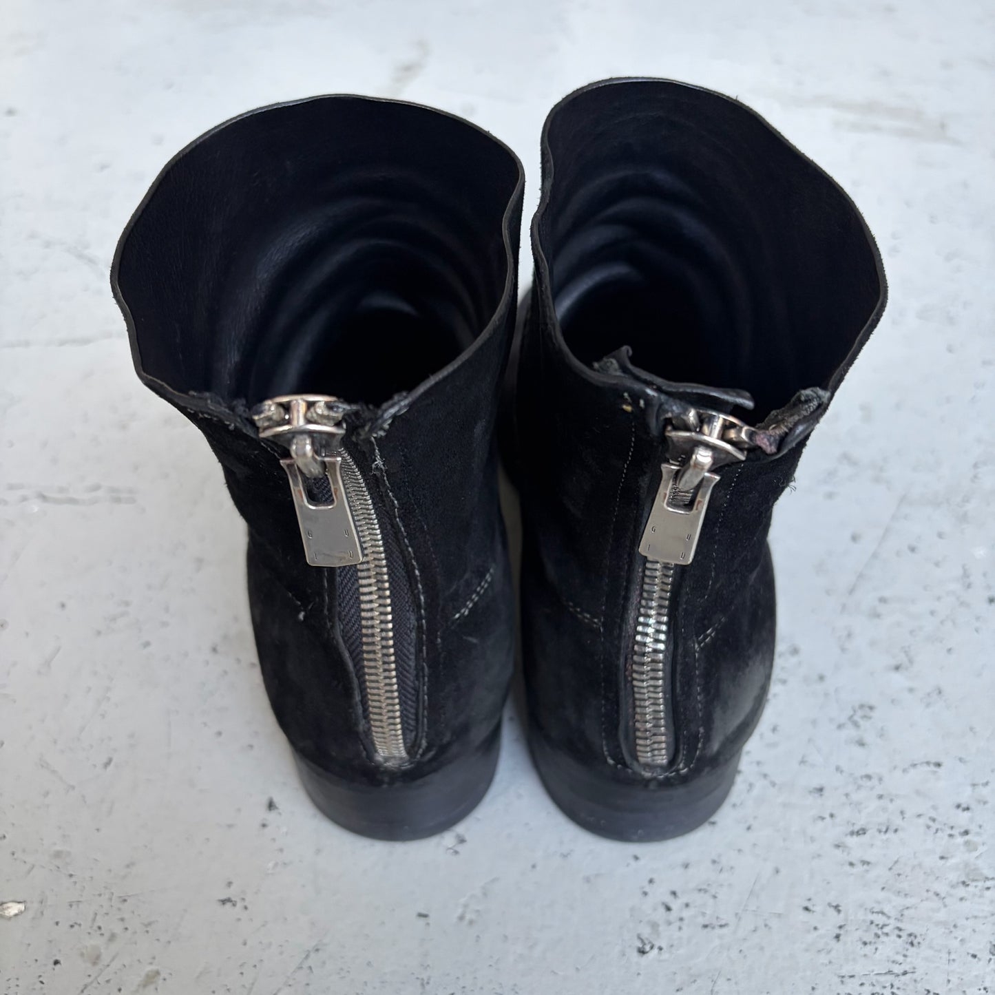 Guidi Backzip Black Suede Boots (12)