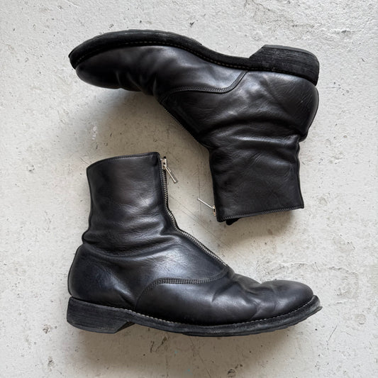 Guidi 210 Horse Leather Black Boots (44)