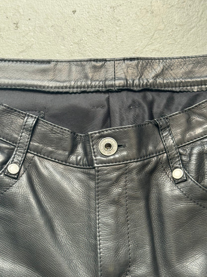 Dirk Bikkembergs Sport Couture Leather Pants (36)