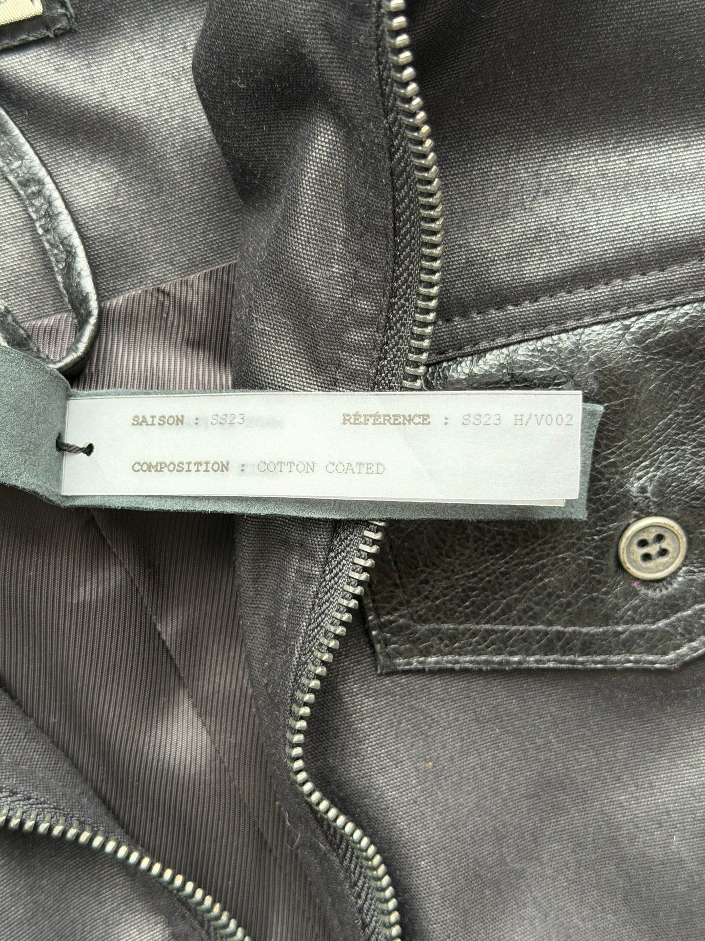 Sandrine Philippe SS23 Cotton Coated Jacket