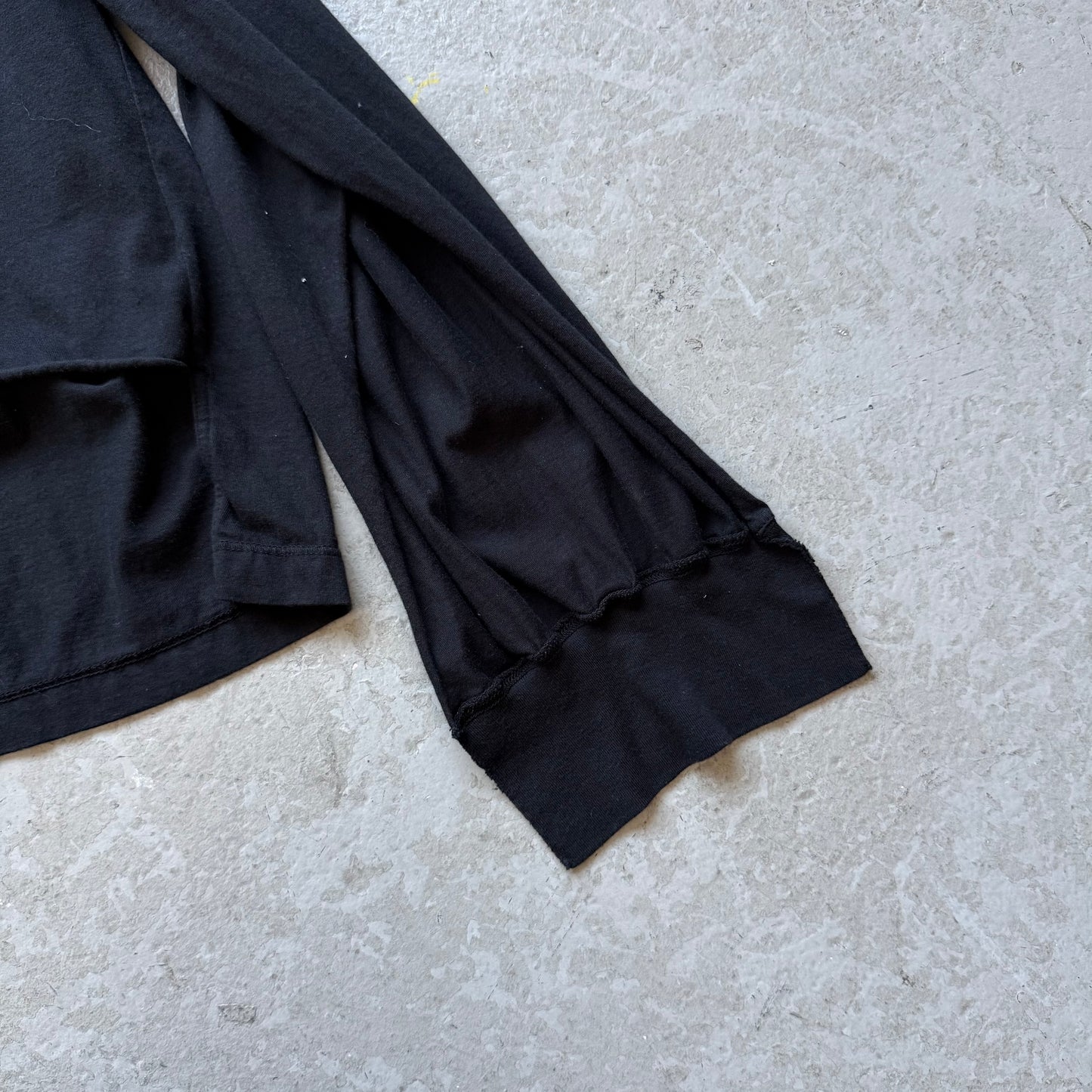 Rick Owens DRKSHDW Black Raglan Long Sleeve (XL)