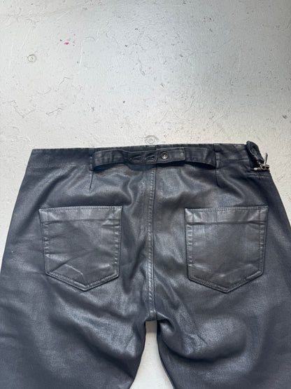 Rick Owens DRKSHDW SS16 Waxed Aircut Denim (L)
