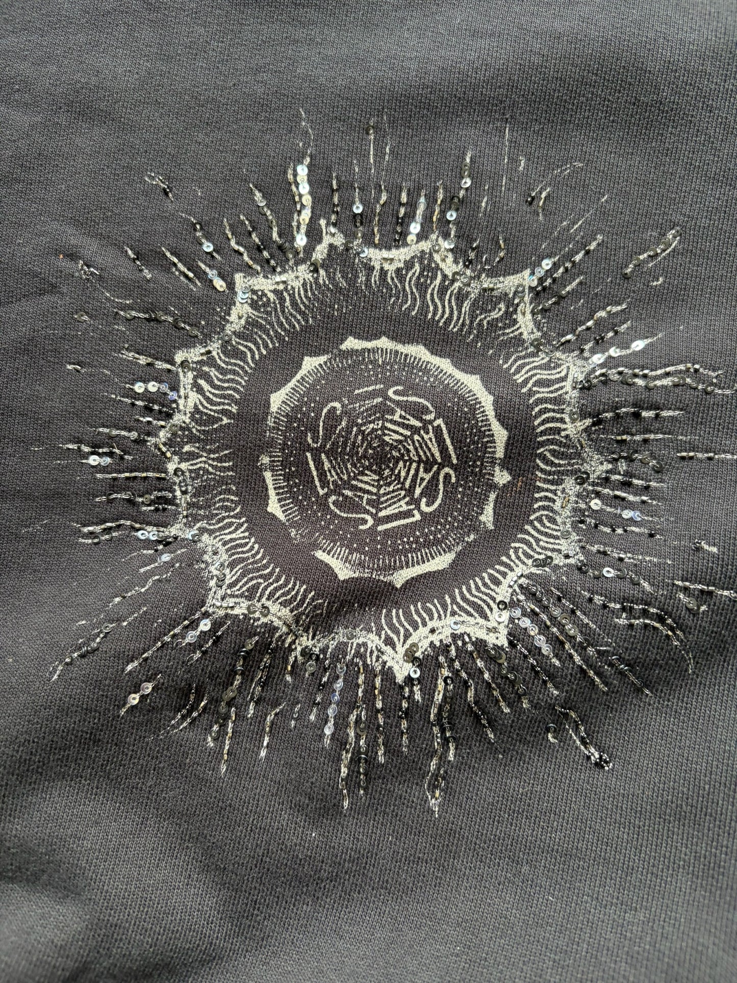 Saint Laurent Paris 2018 Sun Sequin Crewneck (S)