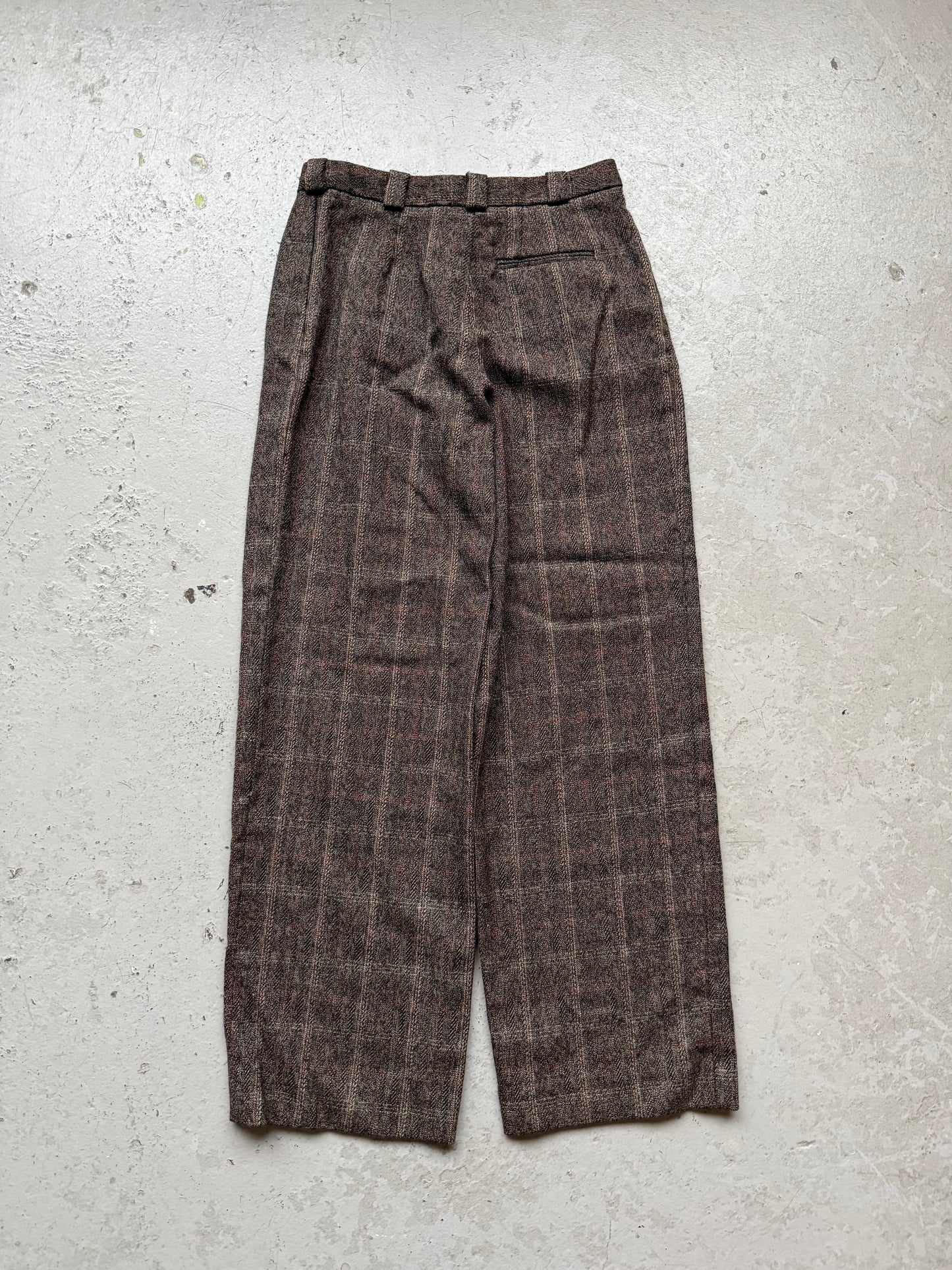 Dirk Van Saene Plaid Trousers (40)