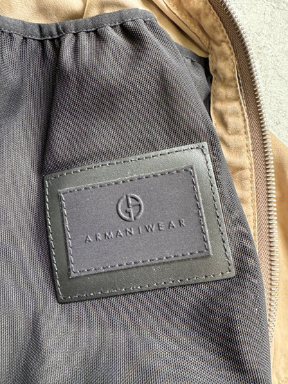 Giorgio Armani Goat Leather Suede Blouson Jacket