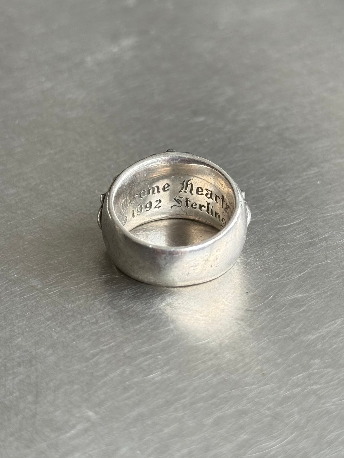 Chrome Hearts Floral Ring With Factory Set Diamond (8)