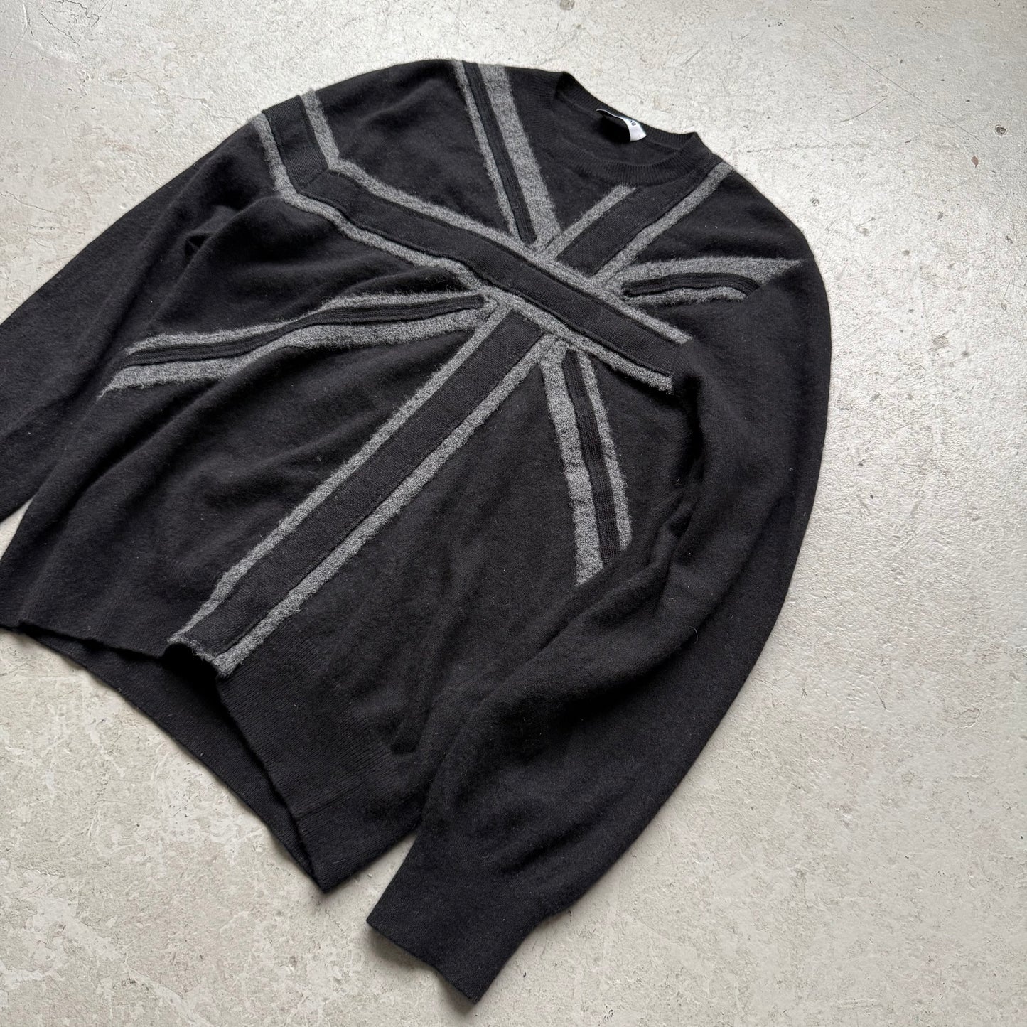 Moschino 2000s Union Black Wool Sweater (M)