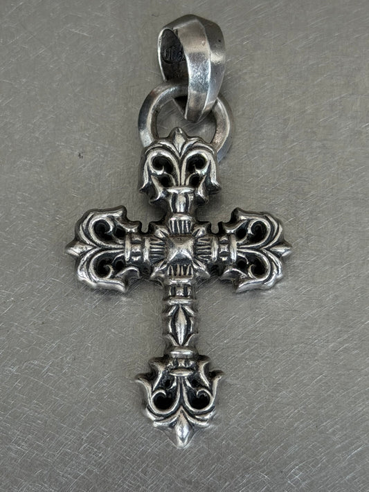 Chrome Hearts Filigree Cross Pendant With Bale