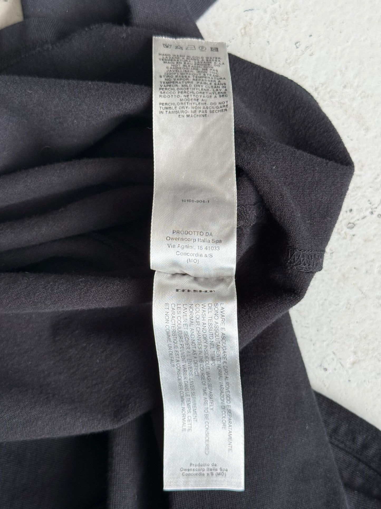 Rick Owens DRKSHDW SS18 Black Drawstring Hoodie (M)
