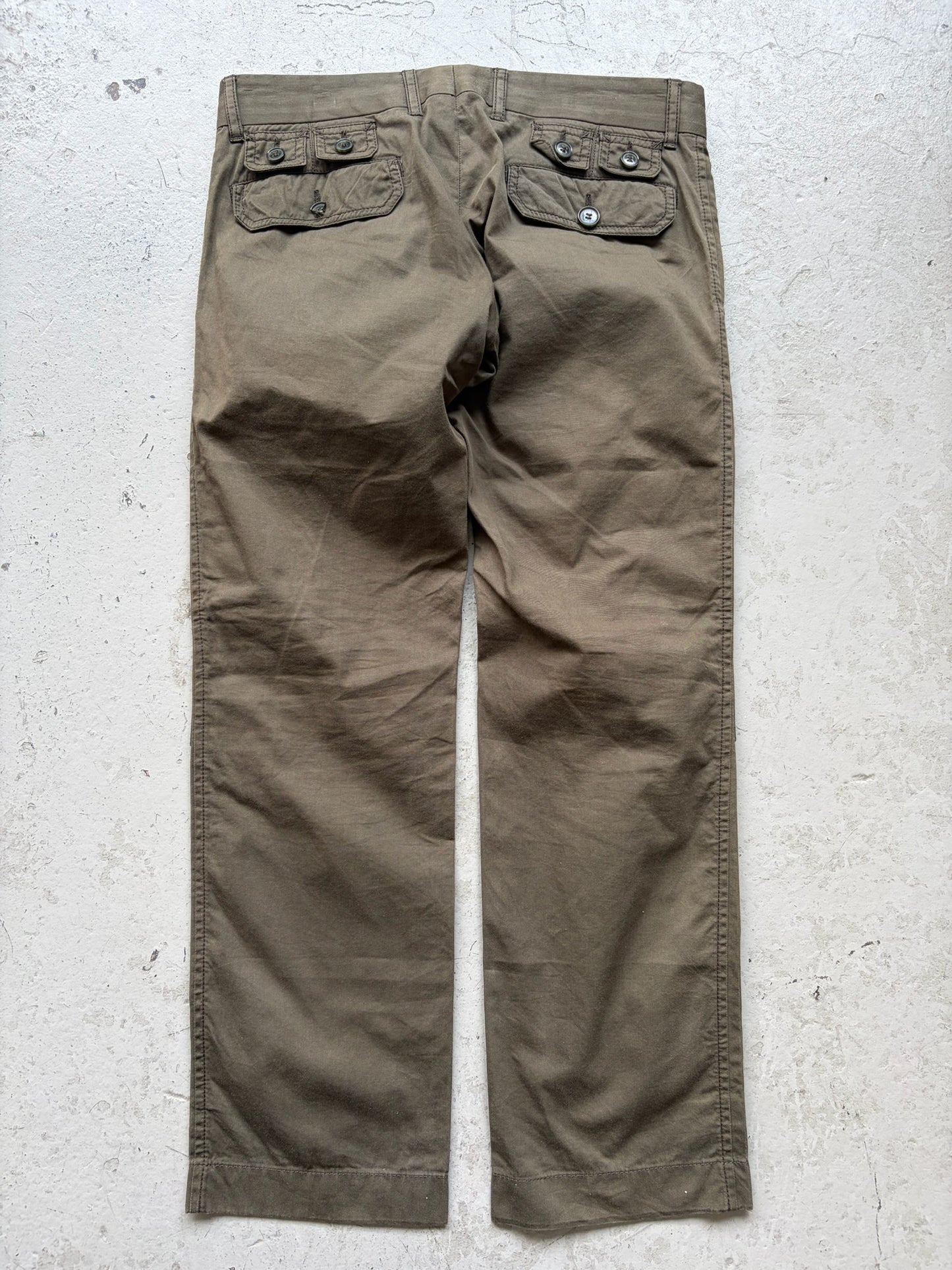 Dolce & Gabbana 2008 Olive Cargo Pants (44)