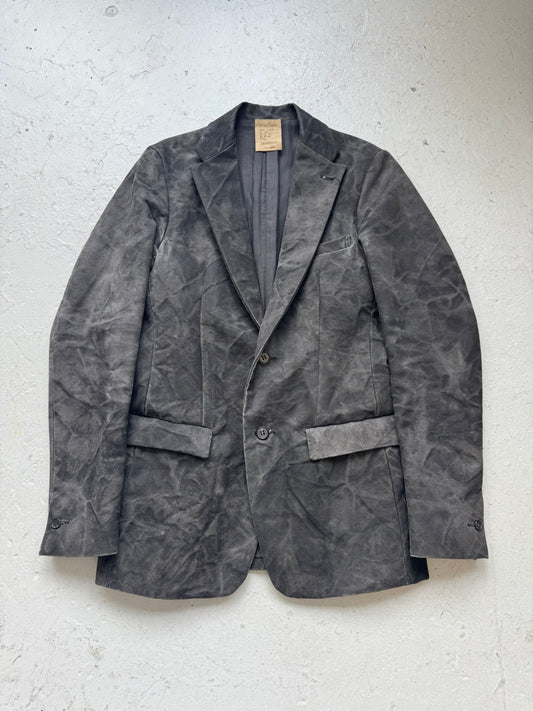 RIPVANWINKLE Thick Cotton Stone Wash Blazer (S)