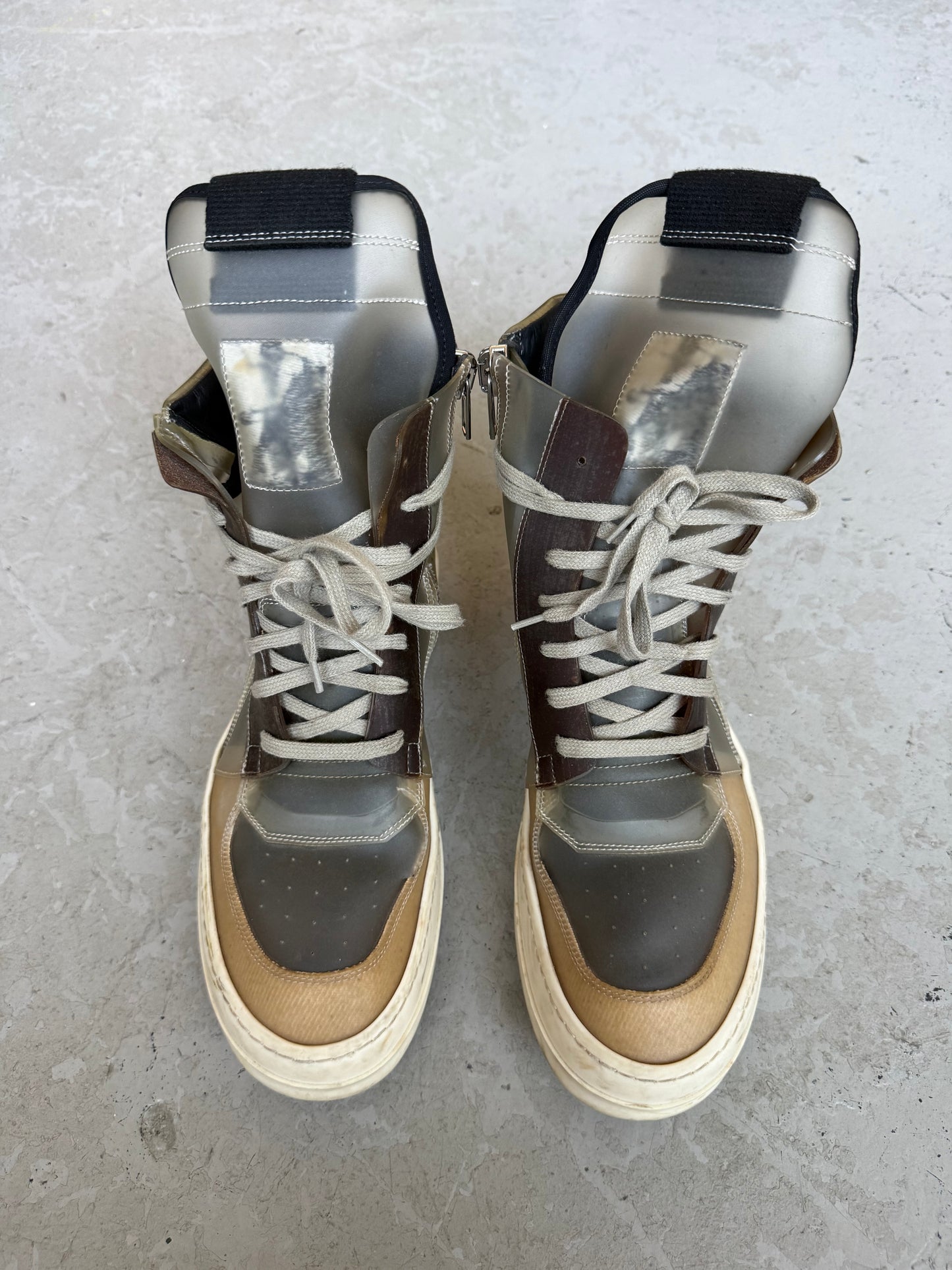 Rick Owens DRKSHDW Translucent Geobaskets (42)