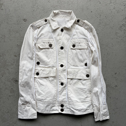 Dsquared2 SS03 White Multi Pocket Cargo Jacket (44)