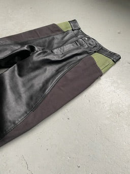 Kiko Kostadinov At.Kollektive Milne Leather Trousers (L)