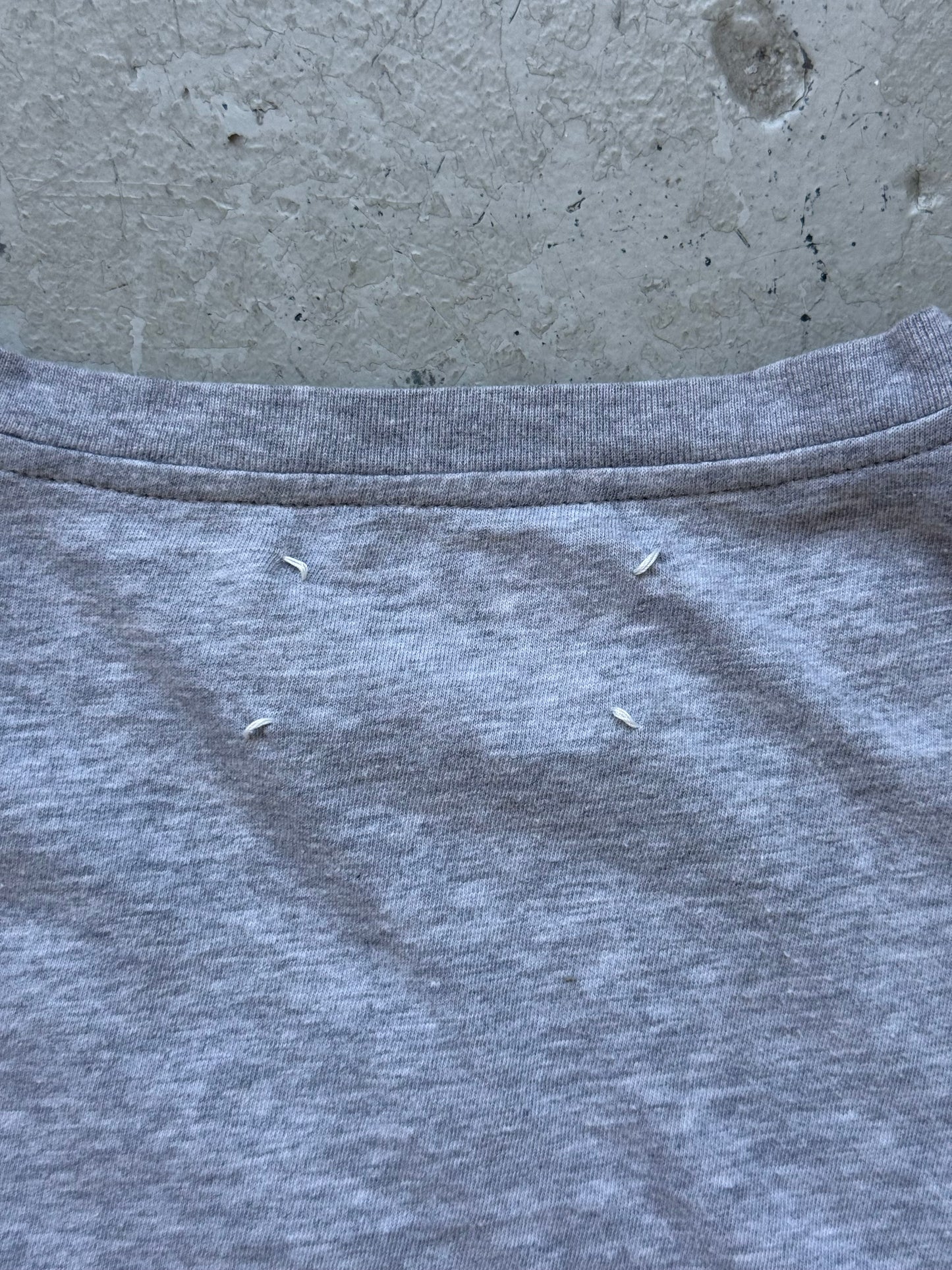 Maison Martin Margiela Grey V Neck Short Sleeve  (48)