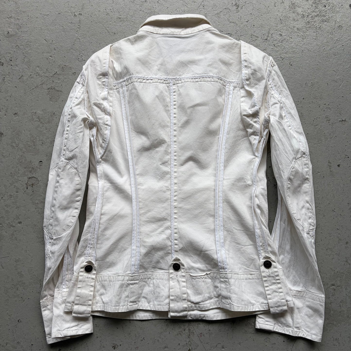 Dsquared2 SS03 White Multi Pocket Cargo Jacket (44)