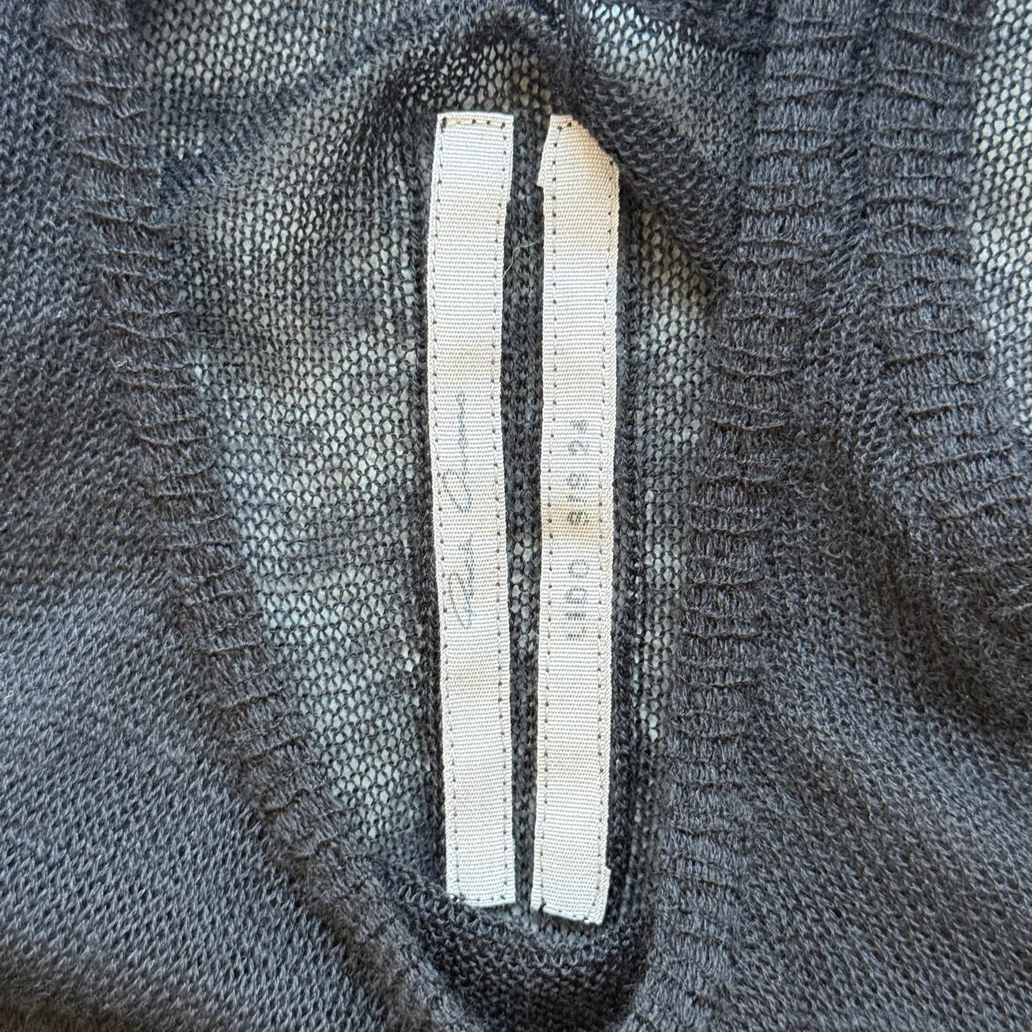Rick Owens SS24 LIDO Wool Black Tank Top (UNI)