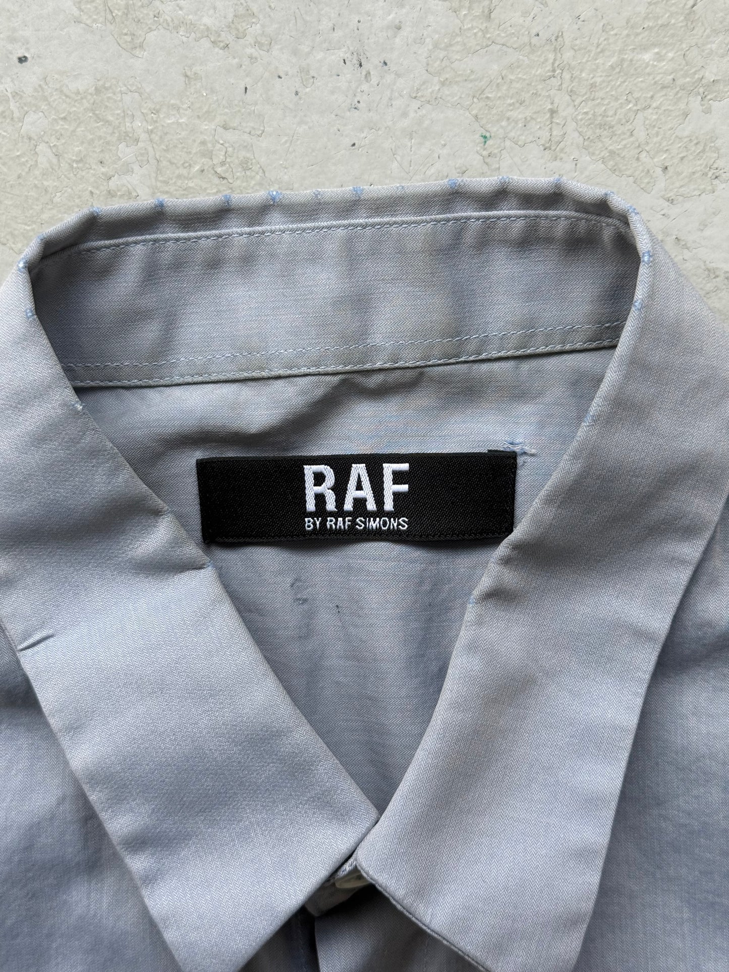 RAF by Raf Simons Patchwork Button Up (XL)