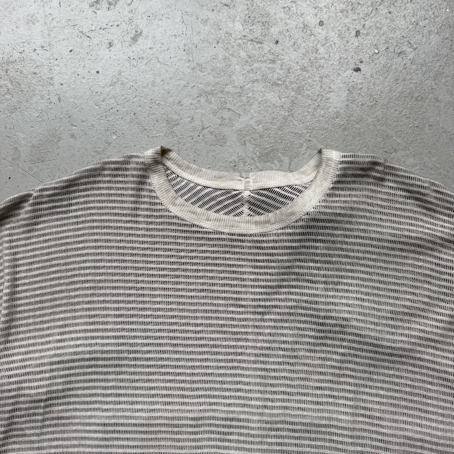 Boris Bidjan Saberi SS24 TS Resin Dyed Light Grey Short Sleeve Shirt (S)