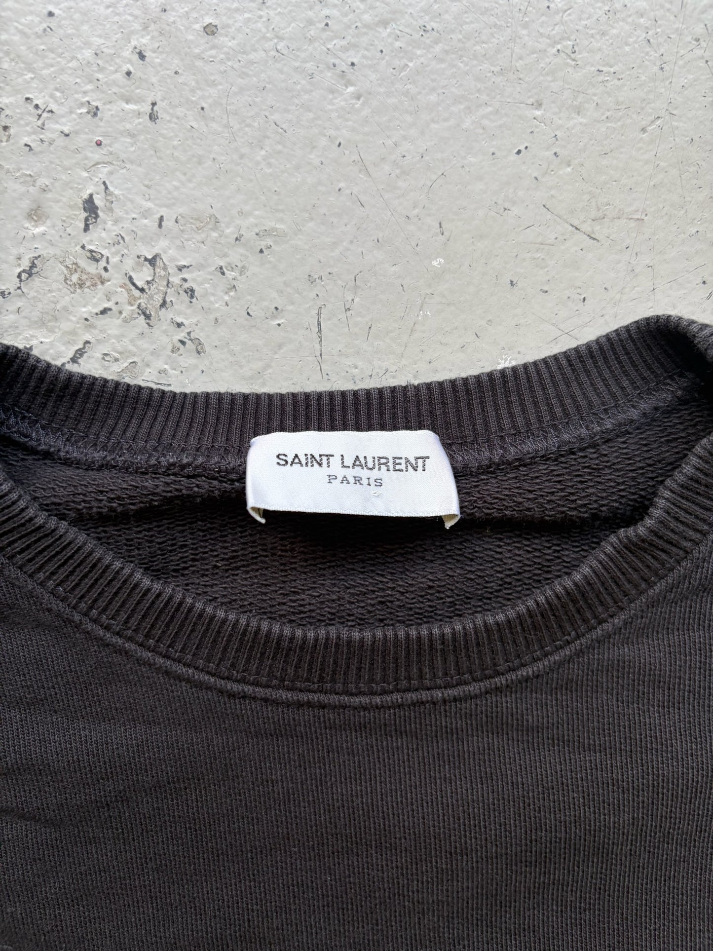 Saint Laurent Paris 2018 Sun Sequin Crewneck (S)