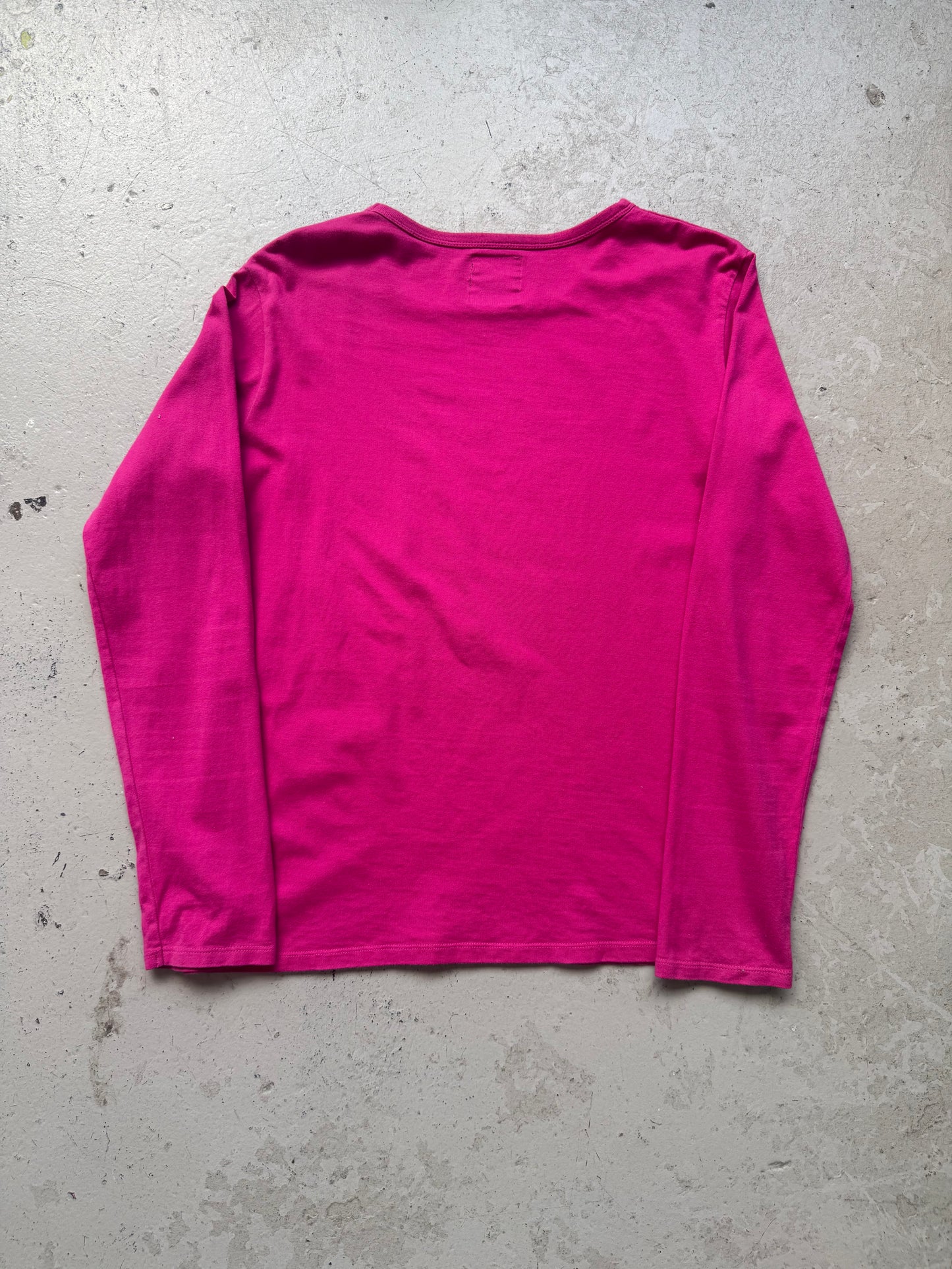 PPFM Pink Long Sleeve Joke Long Sleeve Shirt (M)