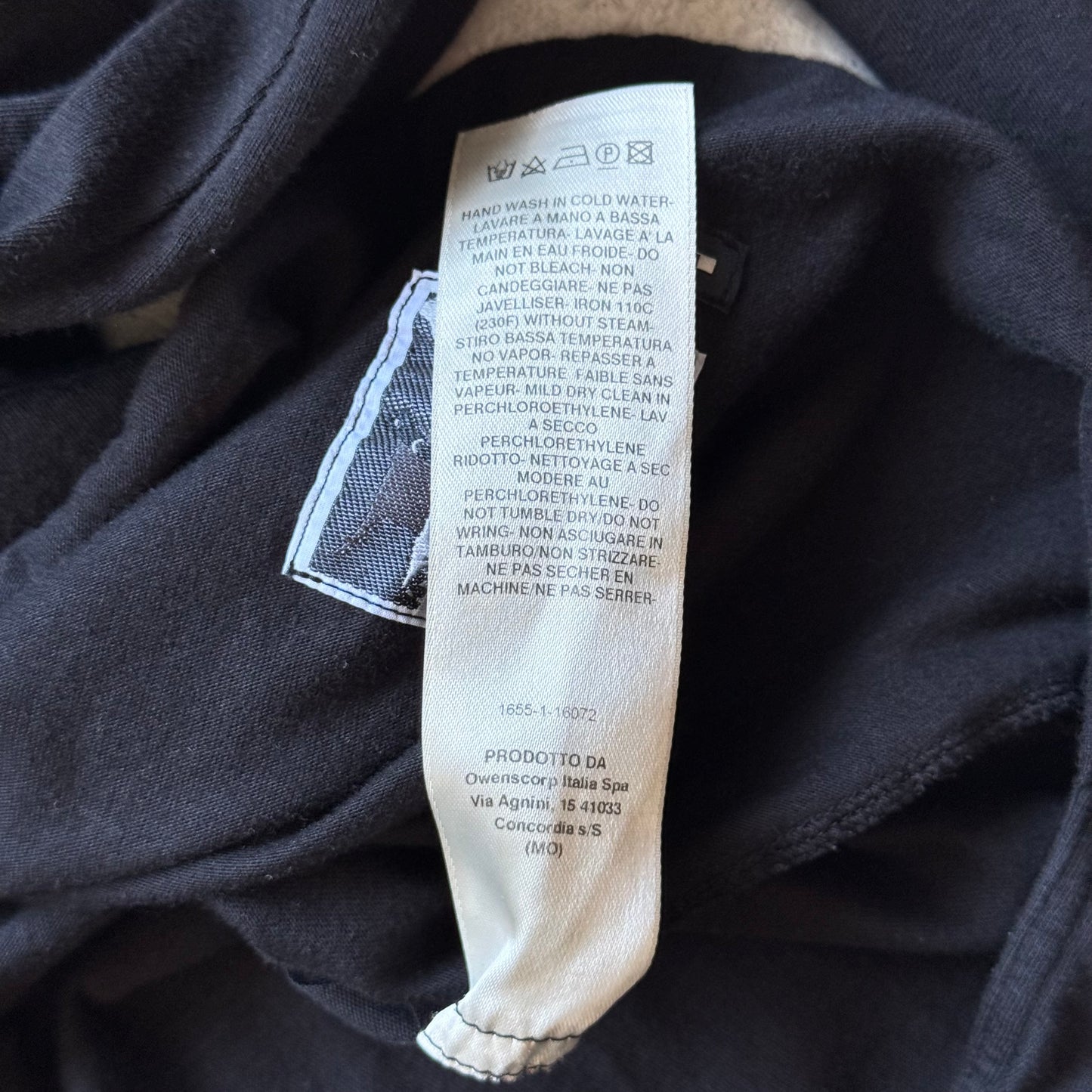 Rick Owens DRKSHDW Black Raglan Long Sleeve (XL)