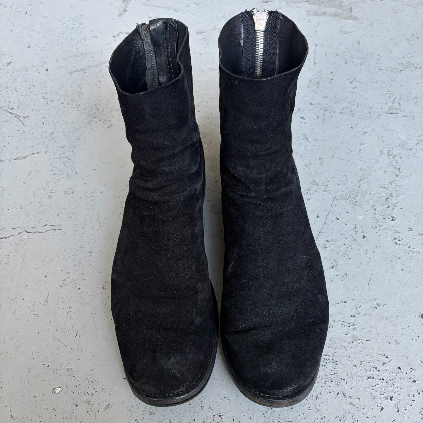 Guidi Backzip Black Suede Boots (12)