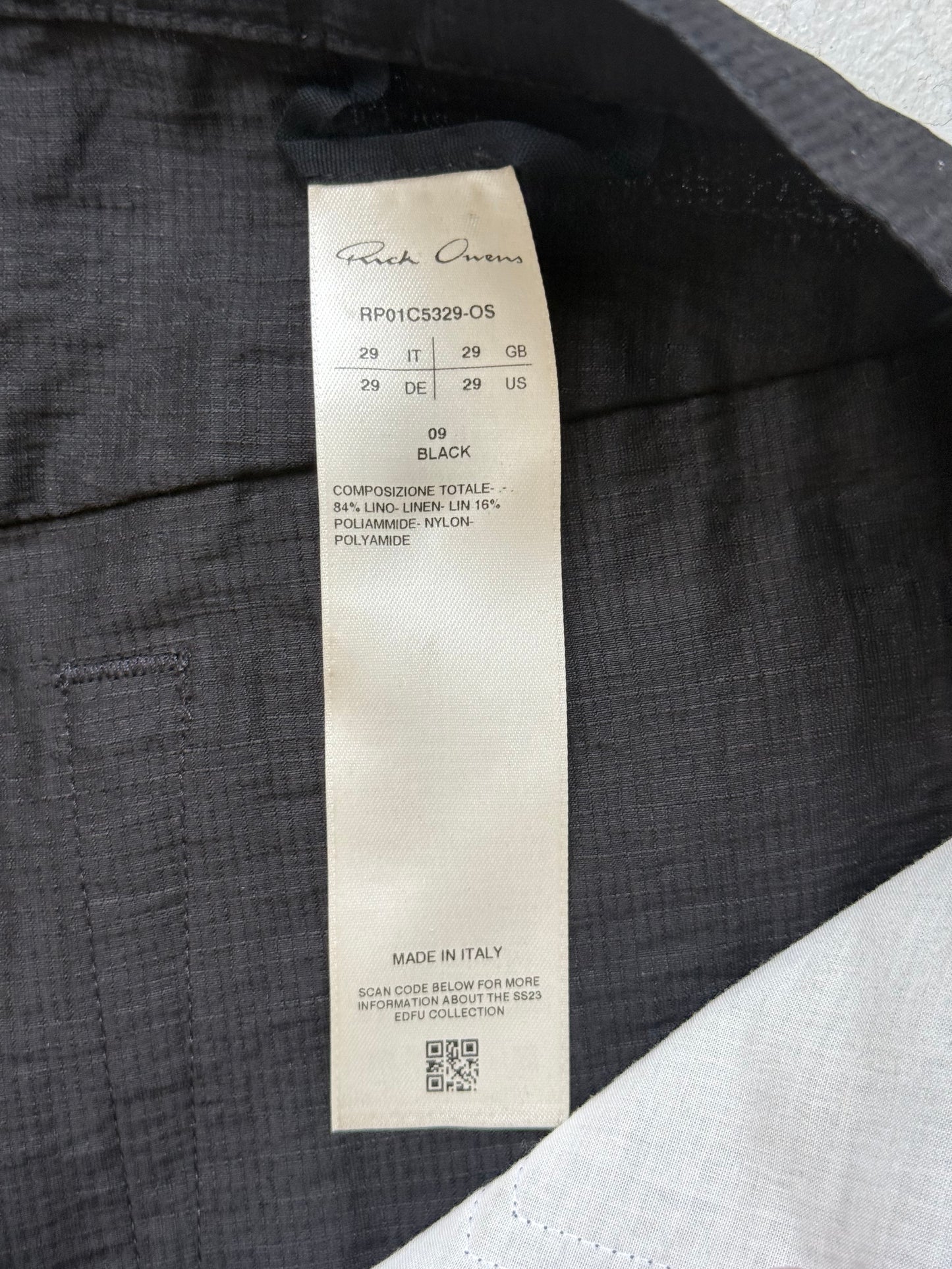 Rick Owens SS23 EDFU Linen Bolans (29)