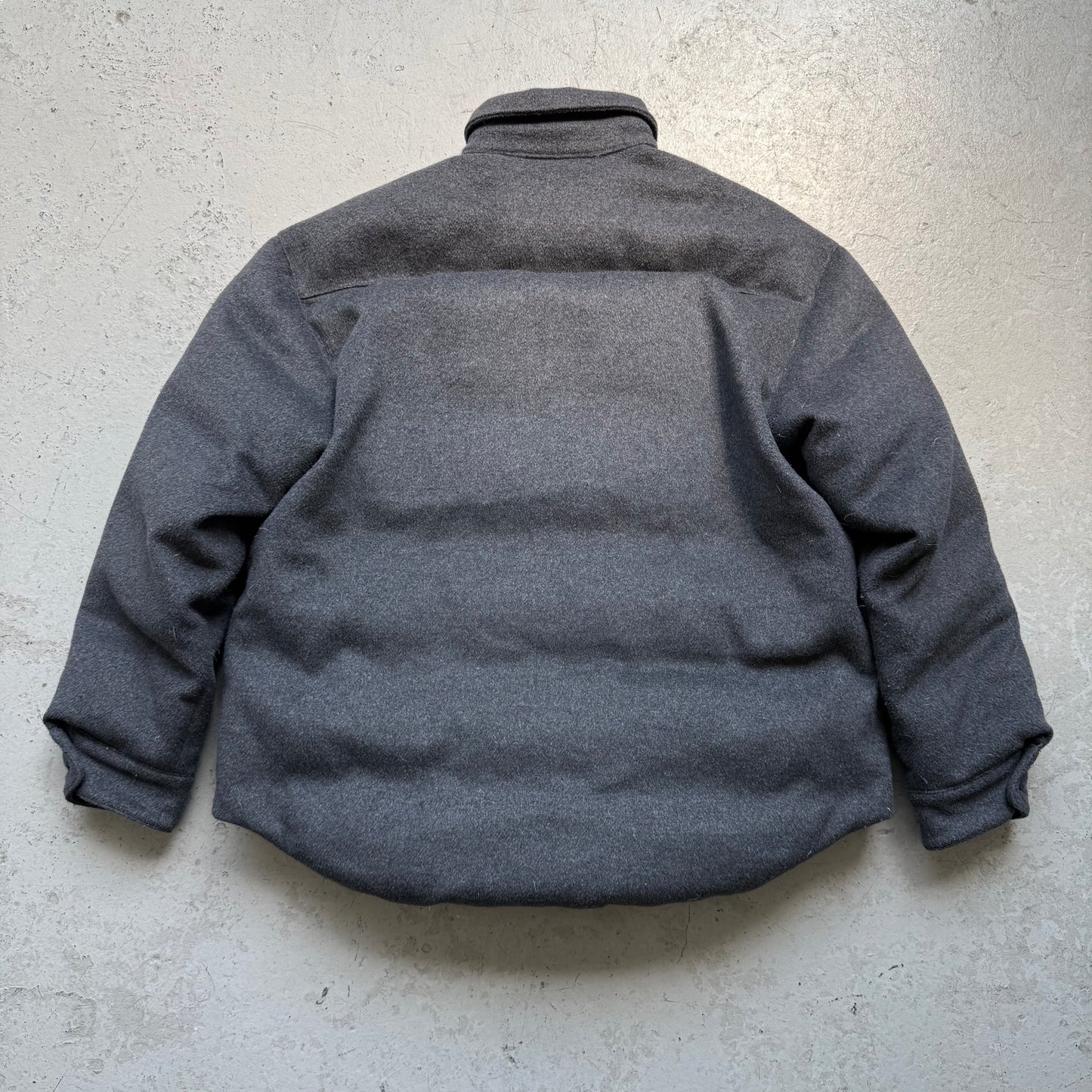 Miu Miu Logo-Embossed Felted Shirt Jacket (40)