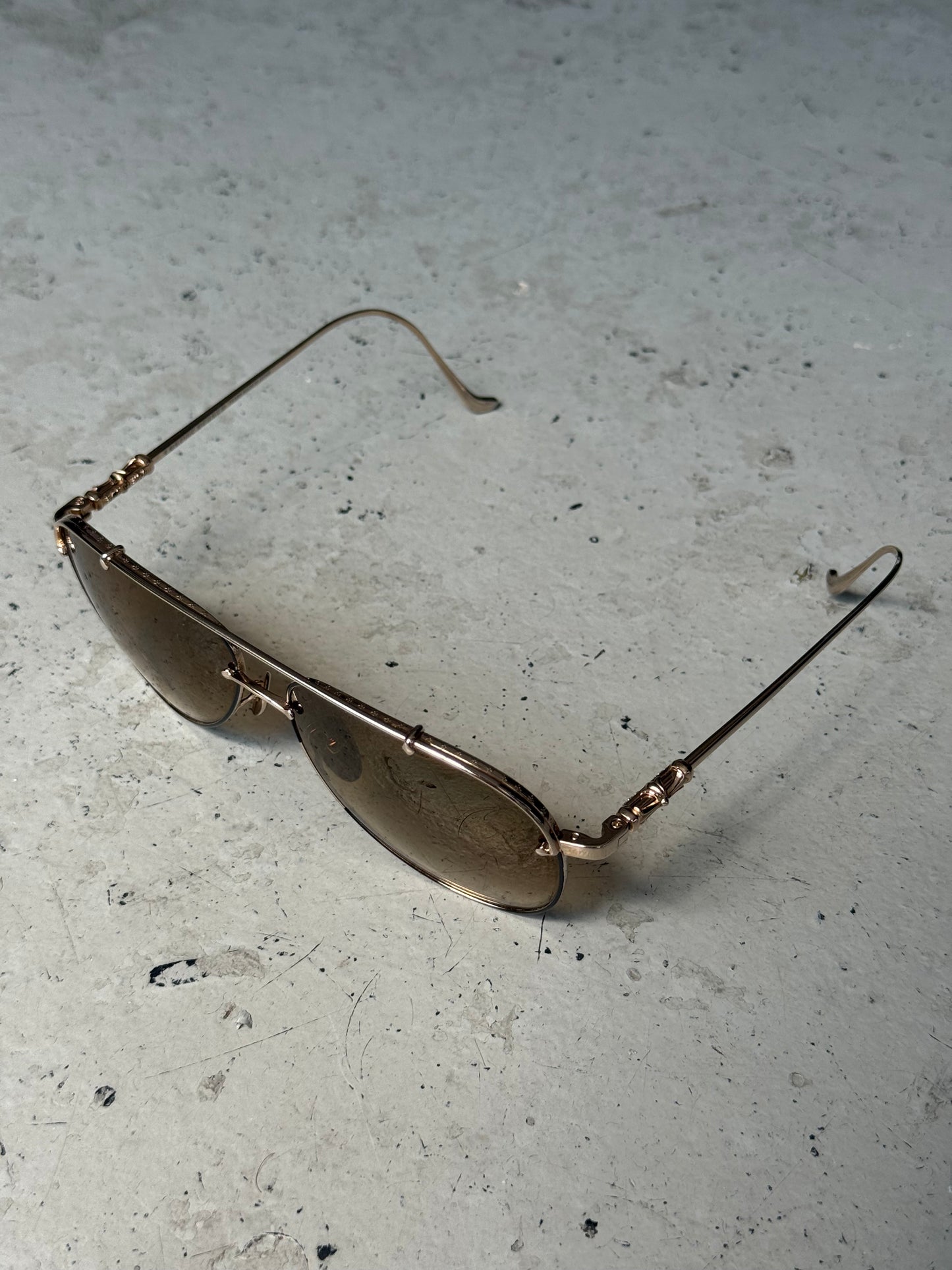 Chrome Hearts Slurpstick Aviator Sunglasses (OS)