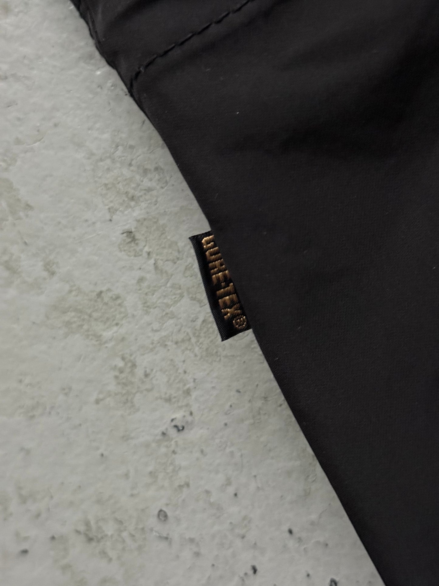 Junya Watanabe Comme Des Garcons Gore-Tex Black Fur Hooded Jacket (S)