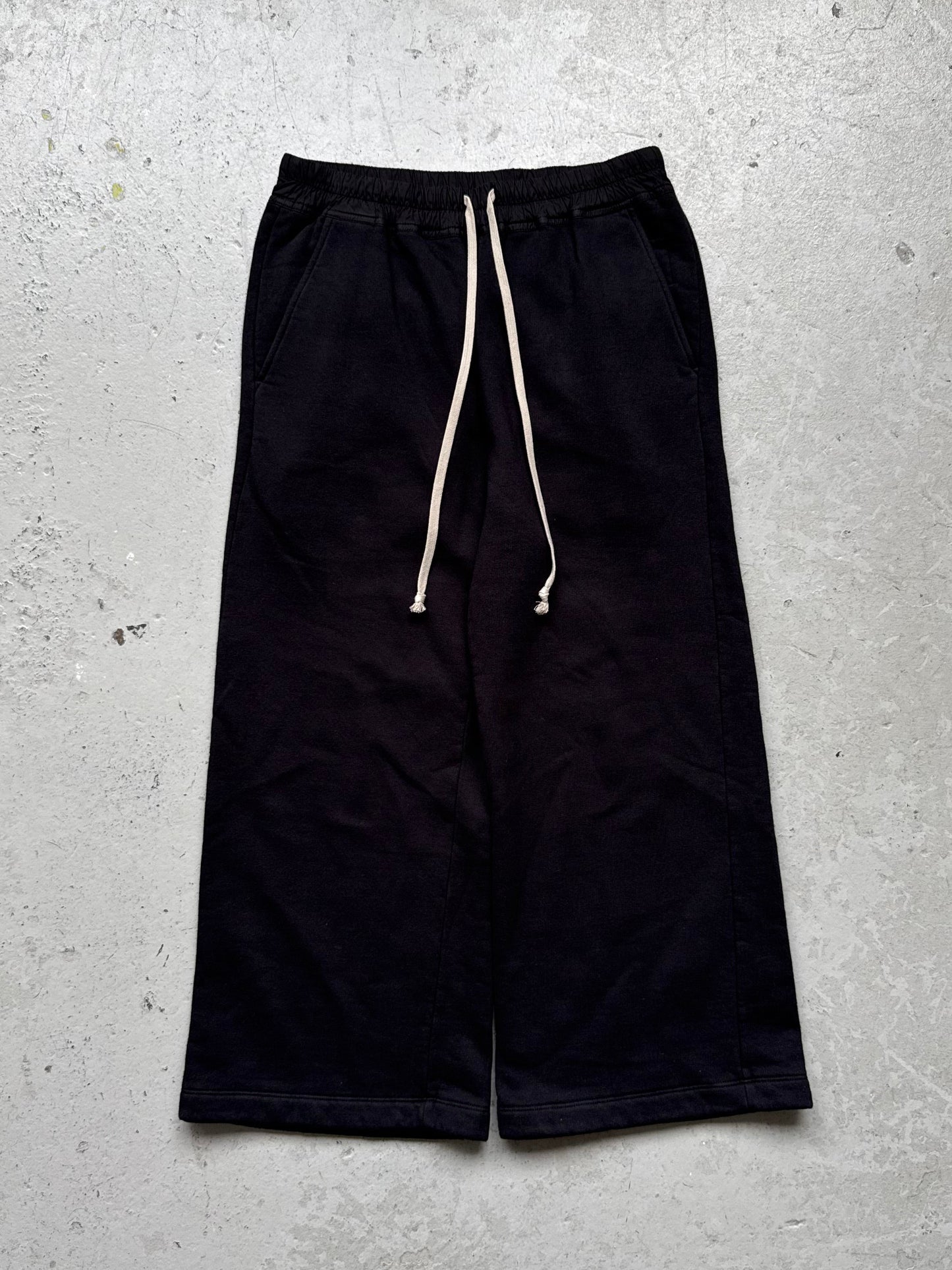 Rick Owens DRKSHDW Black Cotton Capris (S)