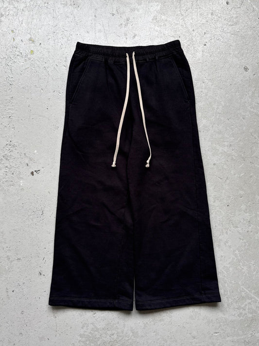 Rick Owens DRKSHDW Black Cotton Capris (S)