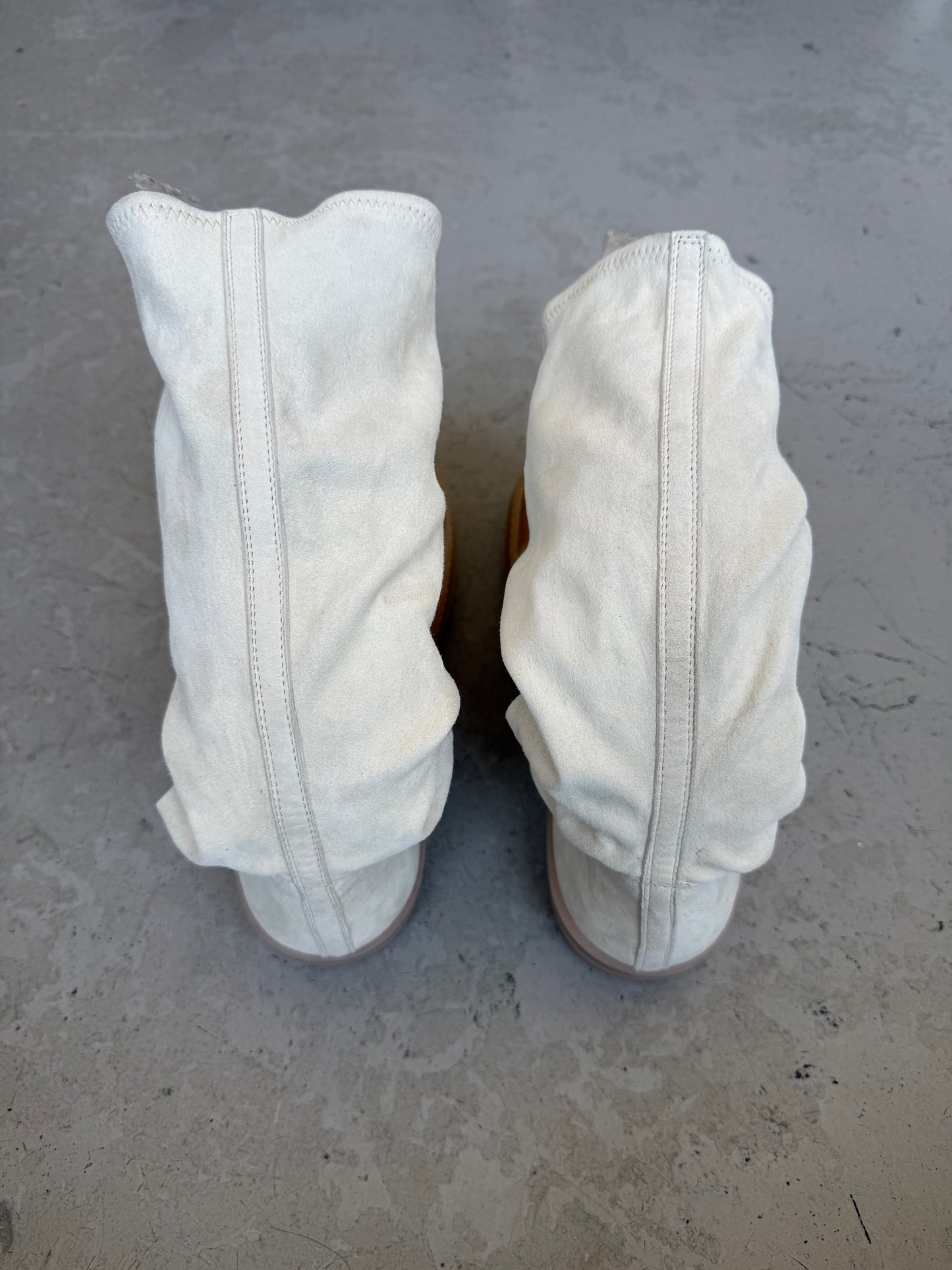 Rick Owens Suede Sock Sneakers (44.5)