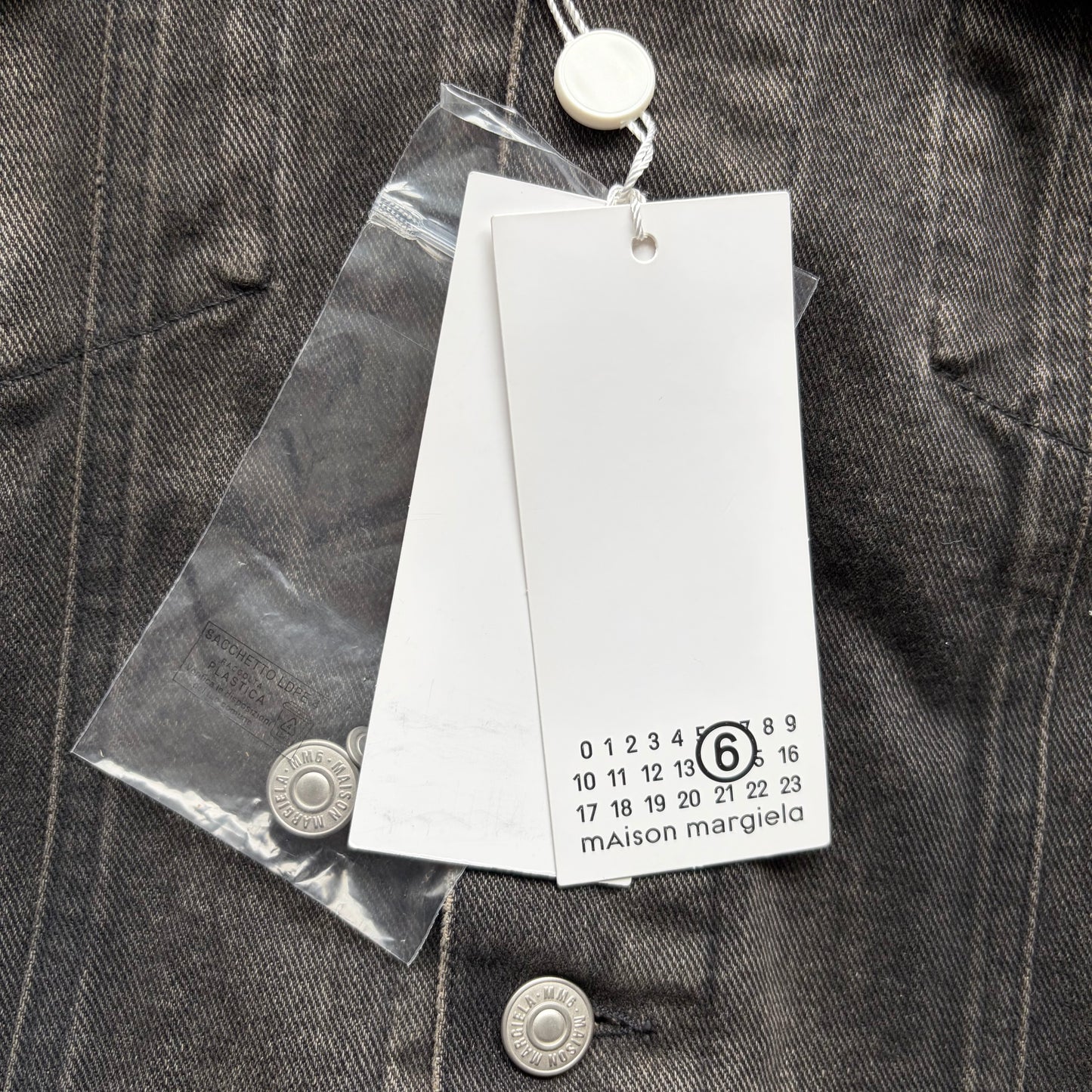 Maison Margiela MM6 Grey Denim Jacket (48)
