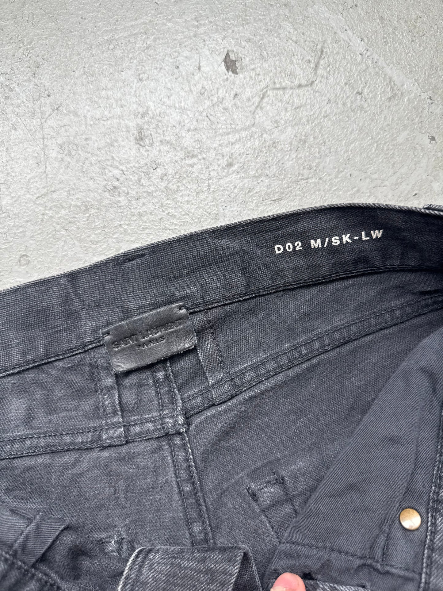 Saint Laurent Paris D02 Black Denim (28)