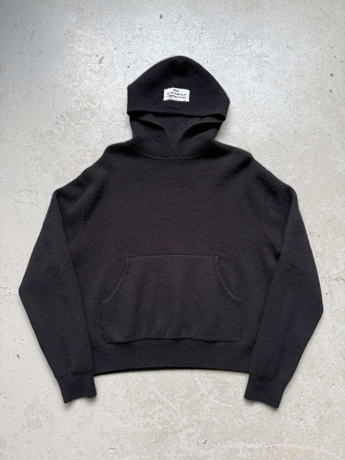 Acne Studios Black Cashmere Hoodie (M)