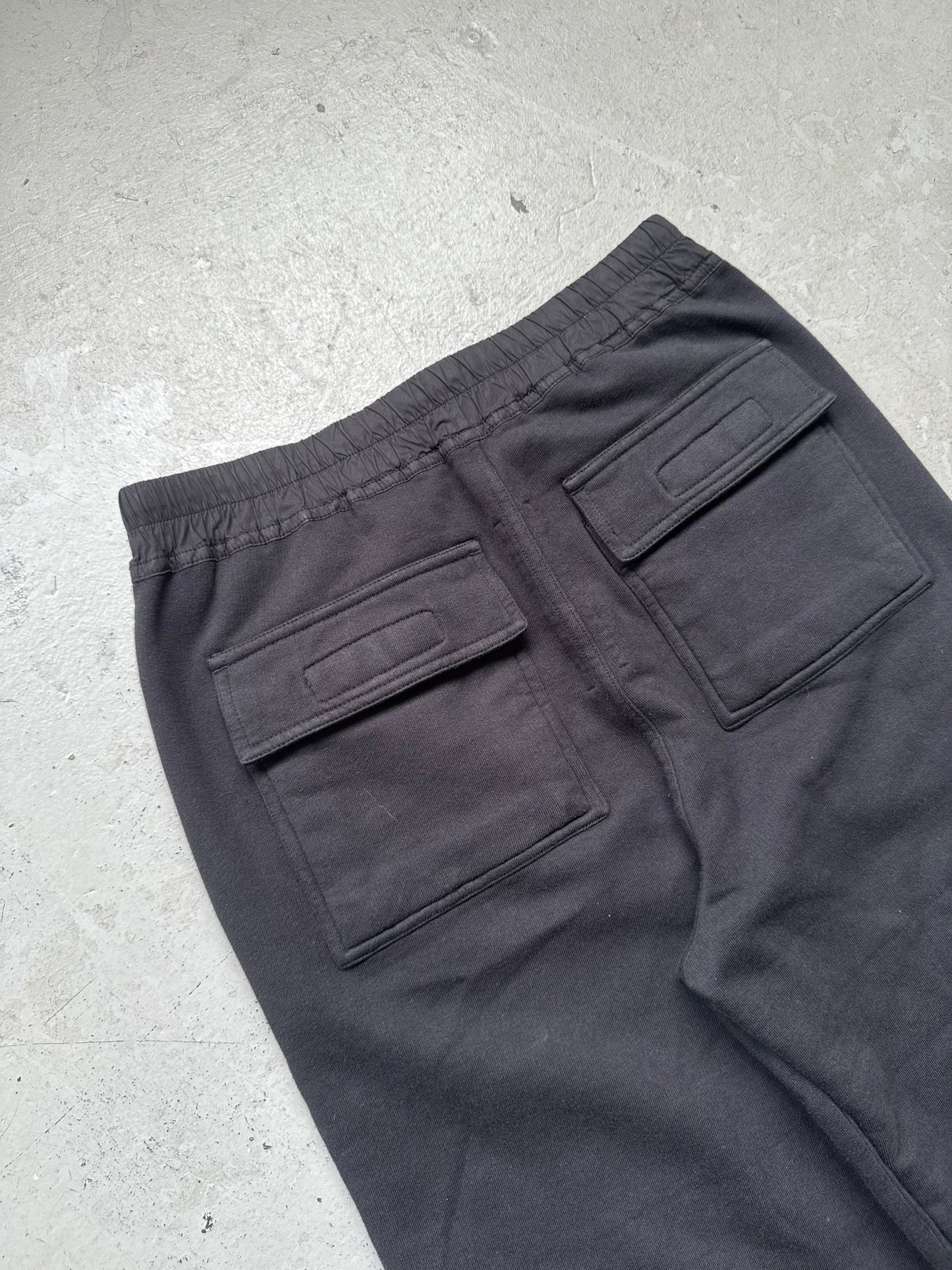 Rick Owens DRKSHDW Black Cotton Capris (S)