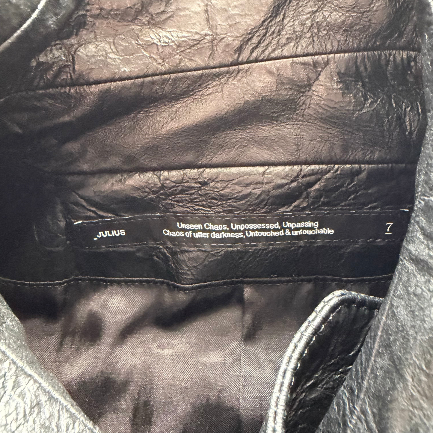 Julius FW23 Lamb Leather Elbo Padded Jacket (3)