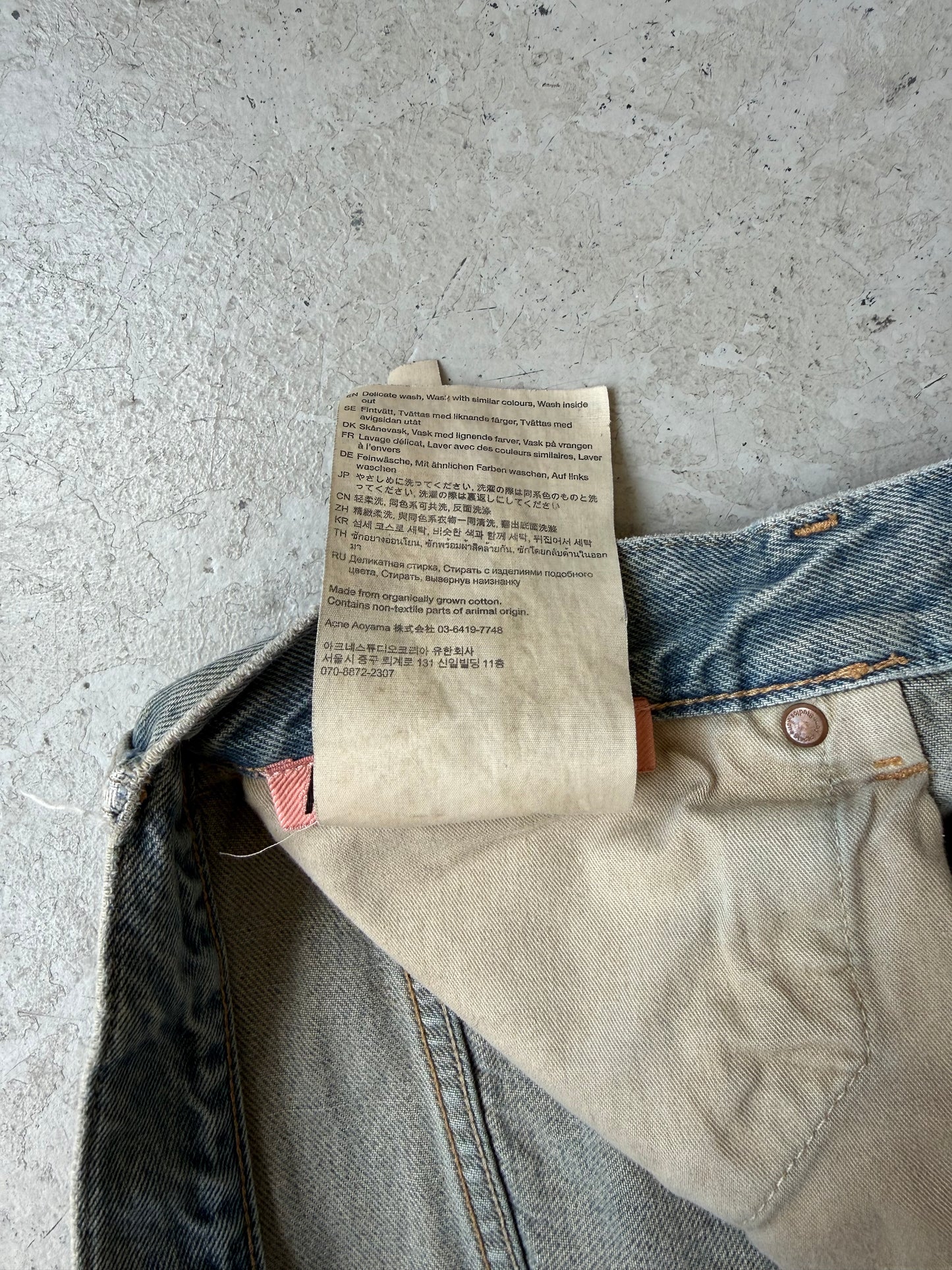 Acne Studios Light Wash Boot Cut Denim (32)