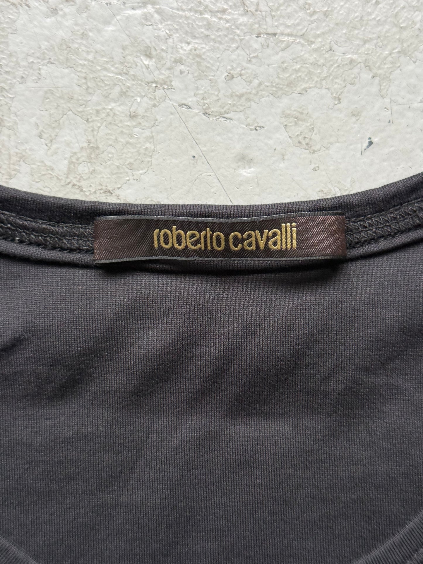 Roberto Cavalli RC Studded Black Short Sleeve (38)