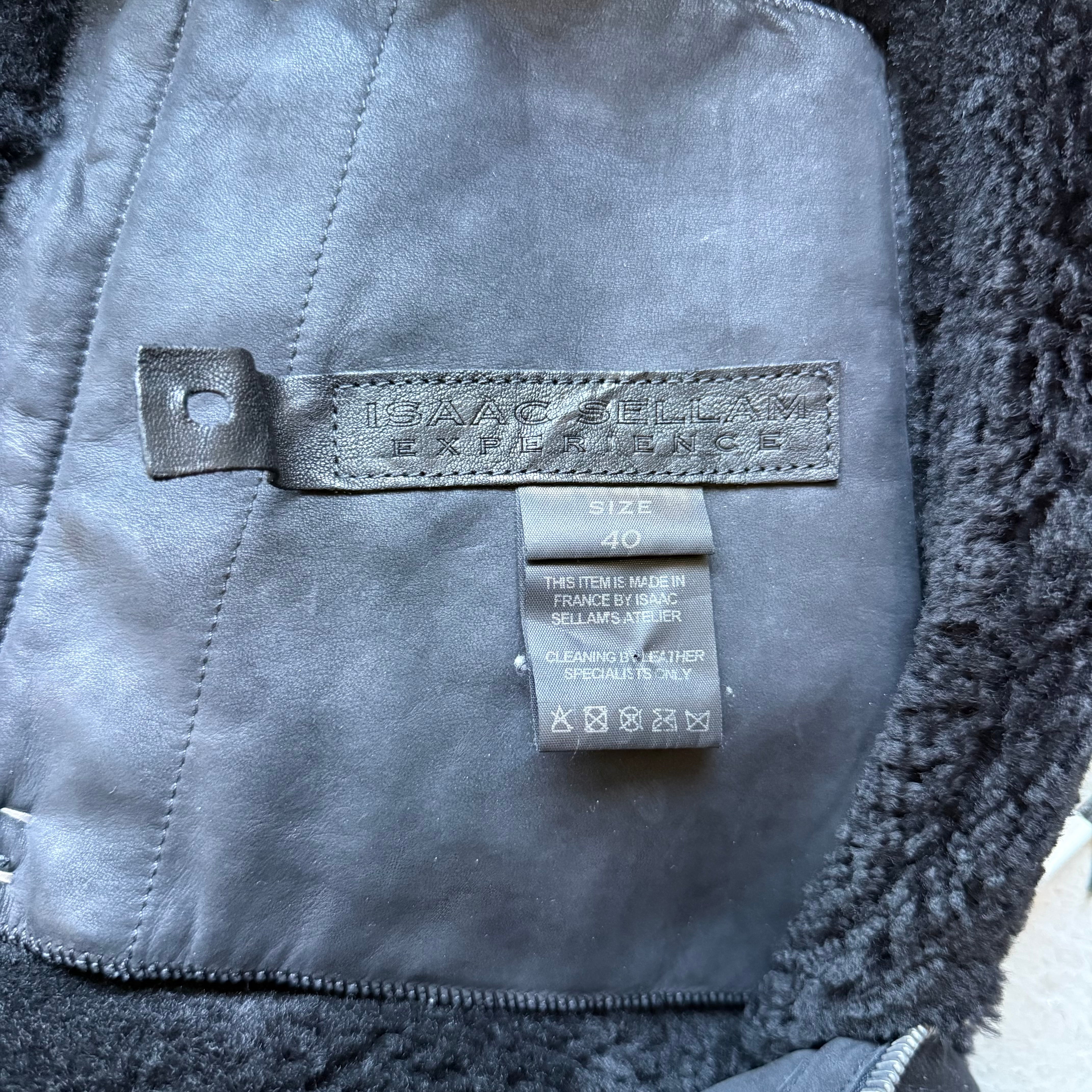 Isaac Sellam Black Shearling Coat (40) – marco sqrd