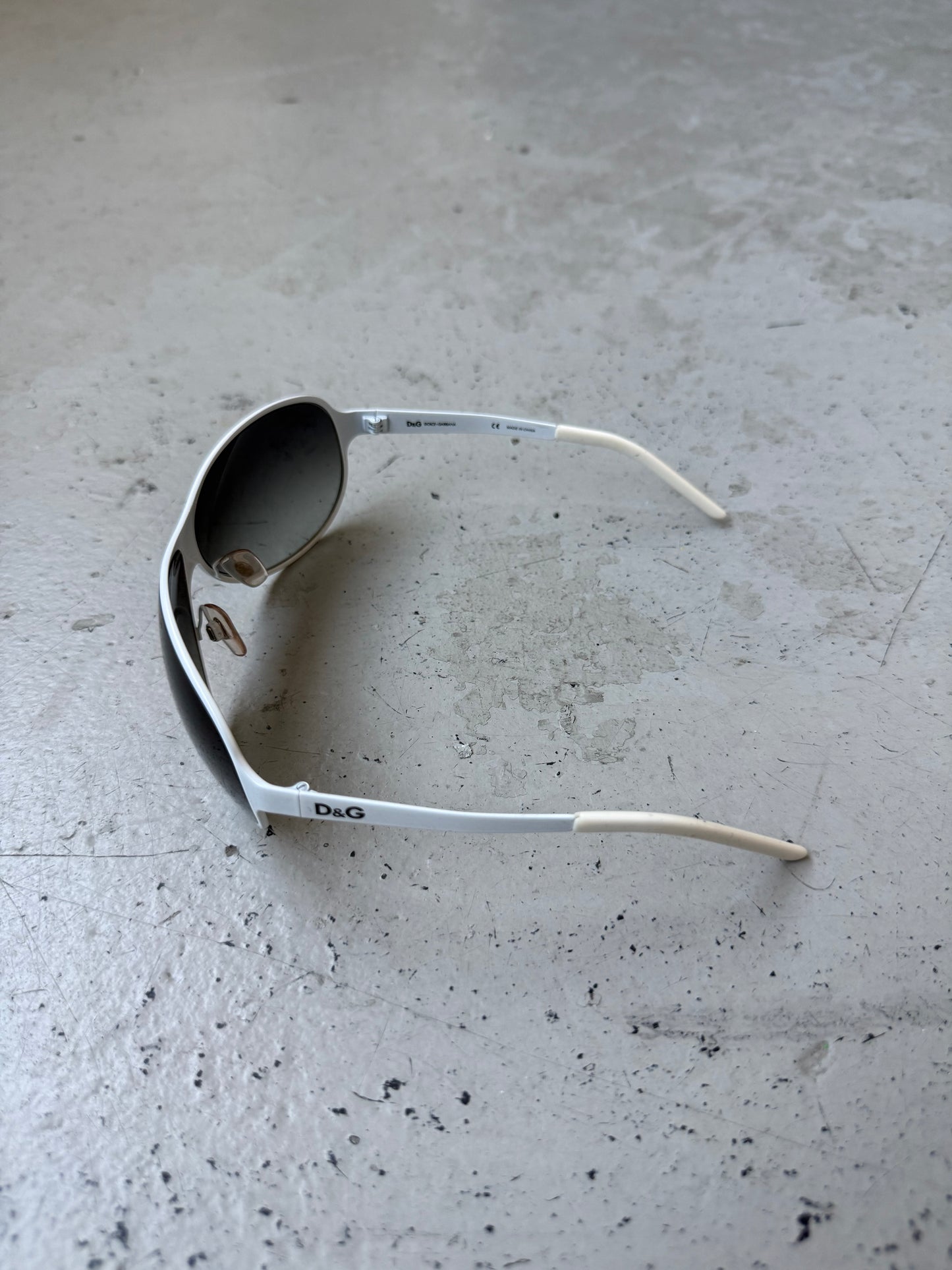 Dolce & Gabbana White Sunglasses (OS)